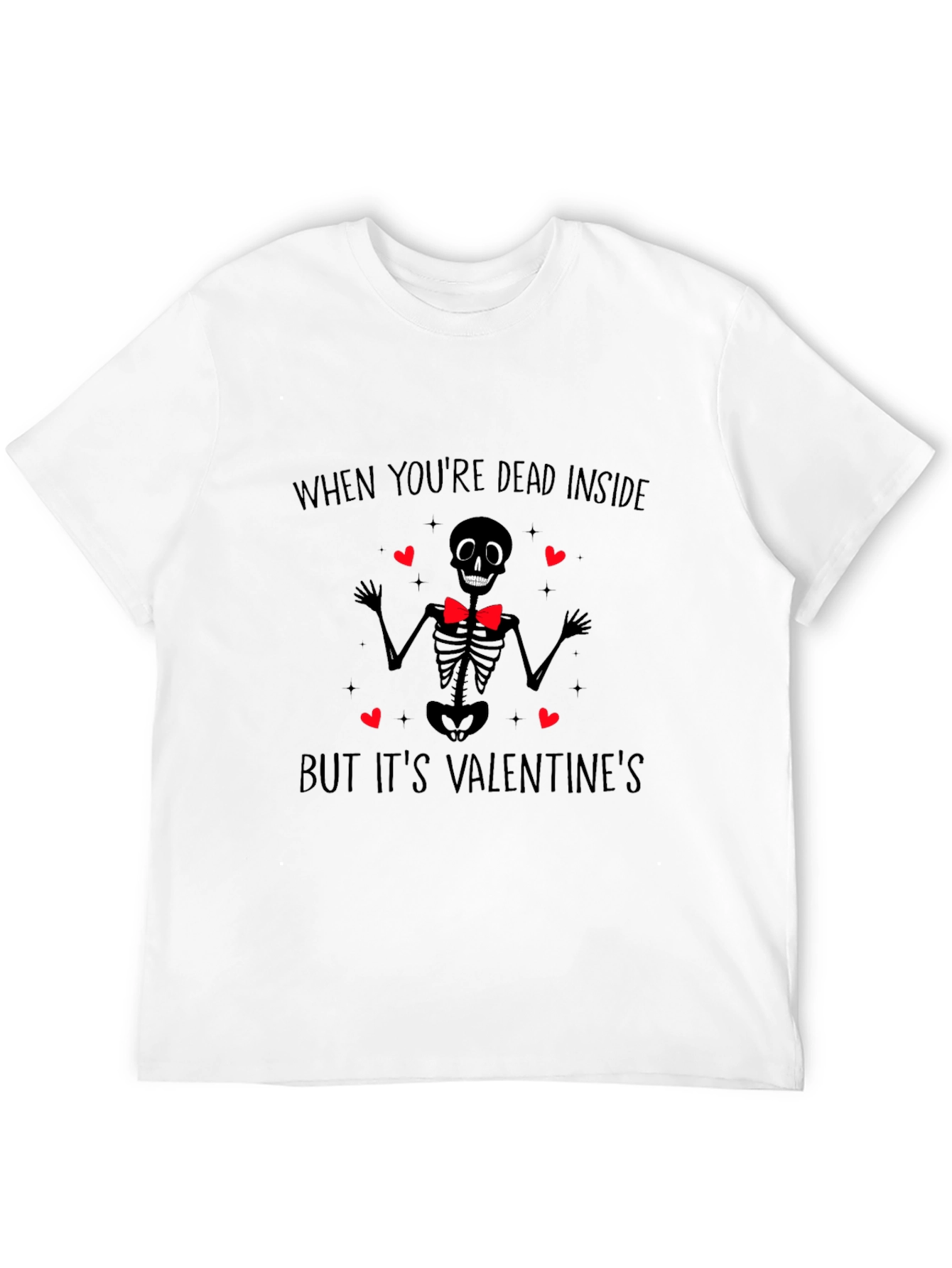 Dead Inside Valentines Day T-Shirt