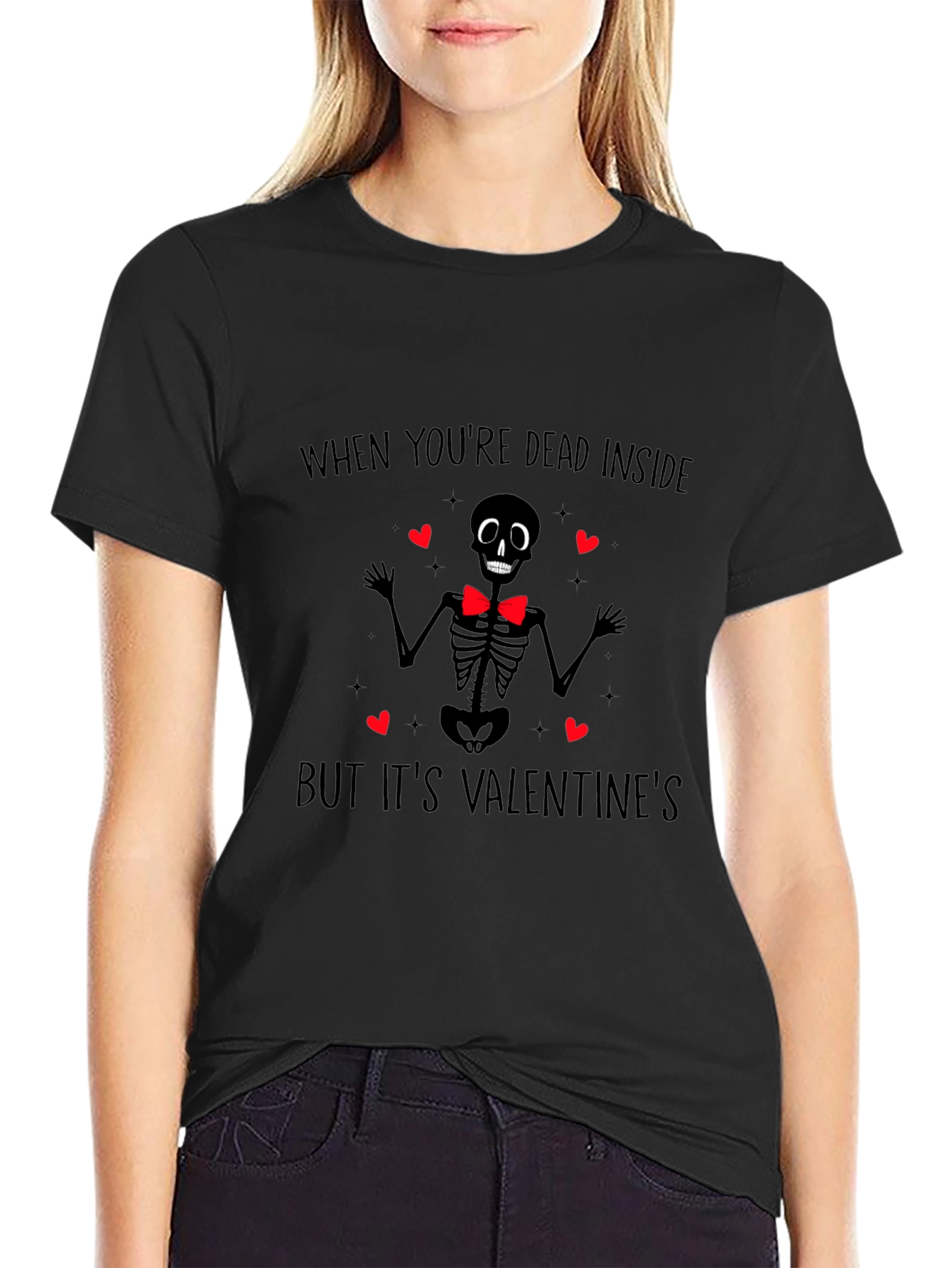Dead Inside Valentines Day T-Shirt