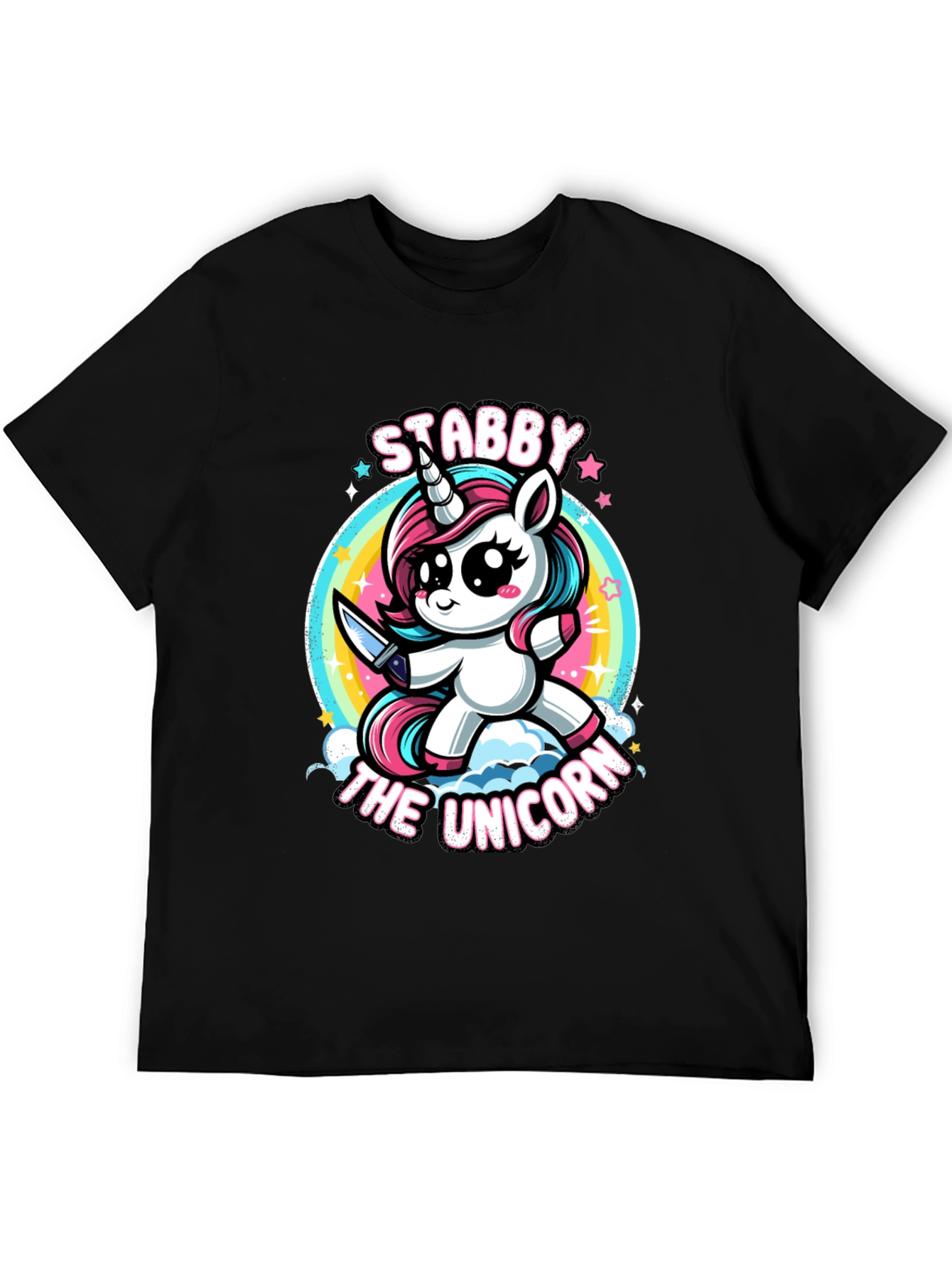Stabby The Unicorn Graphic T-Shirt