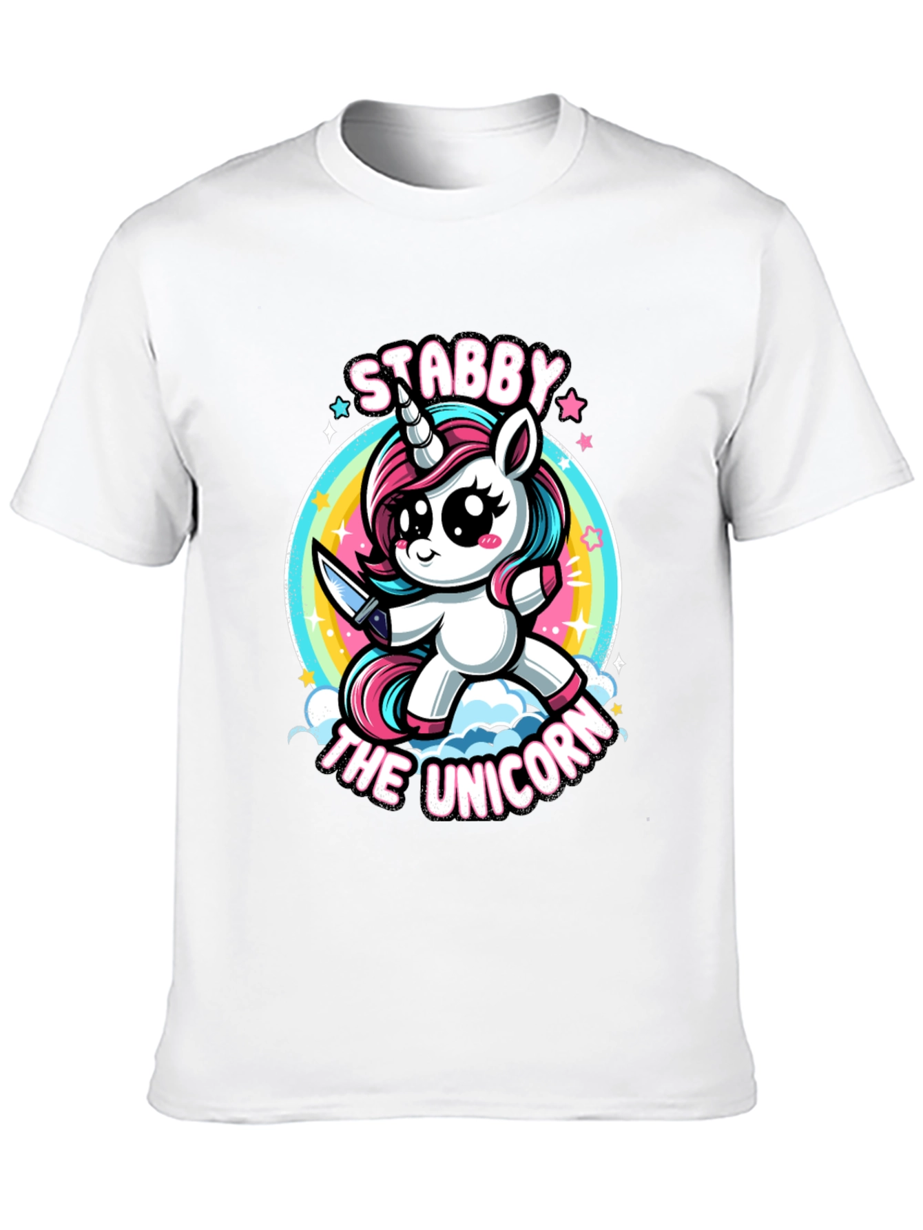 Stabby The Unicorn Graphic T-Shirt