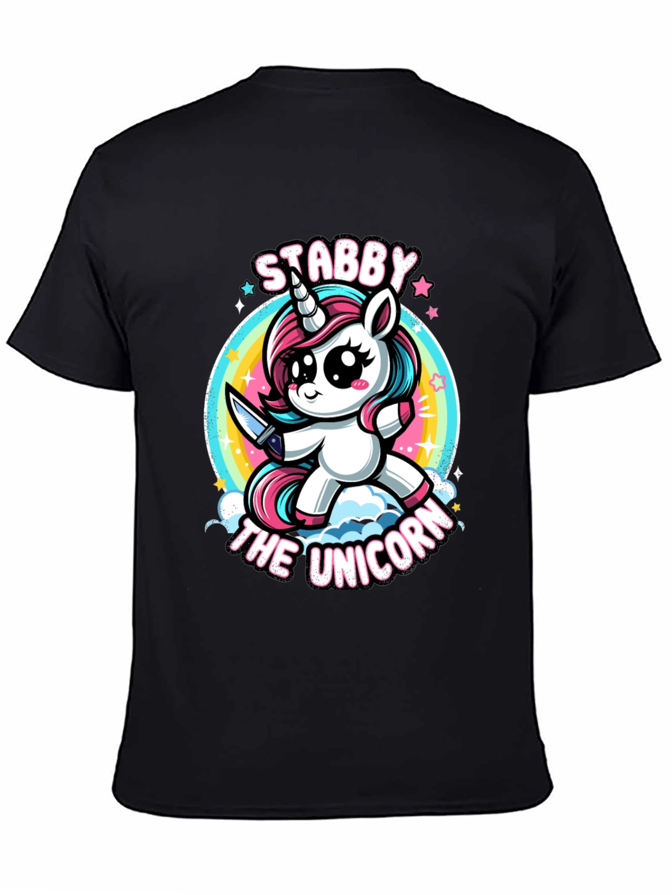 Stabby The Unicorn Graphic T-Shirt