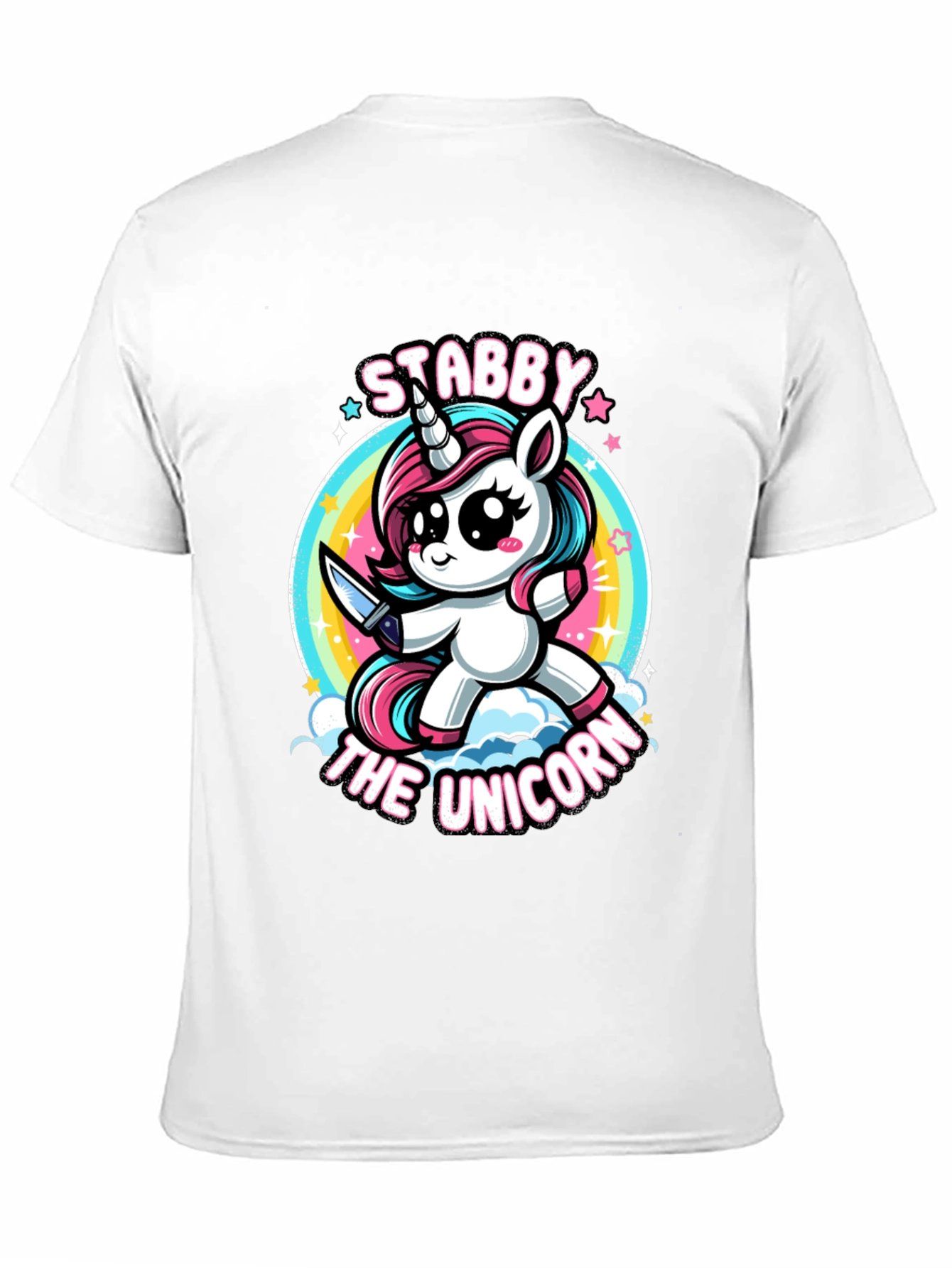 Stabby The Unicorn Graphic T-Shirt