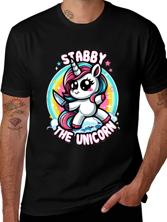 Stabby The Unicorn Graphic T-Shirt