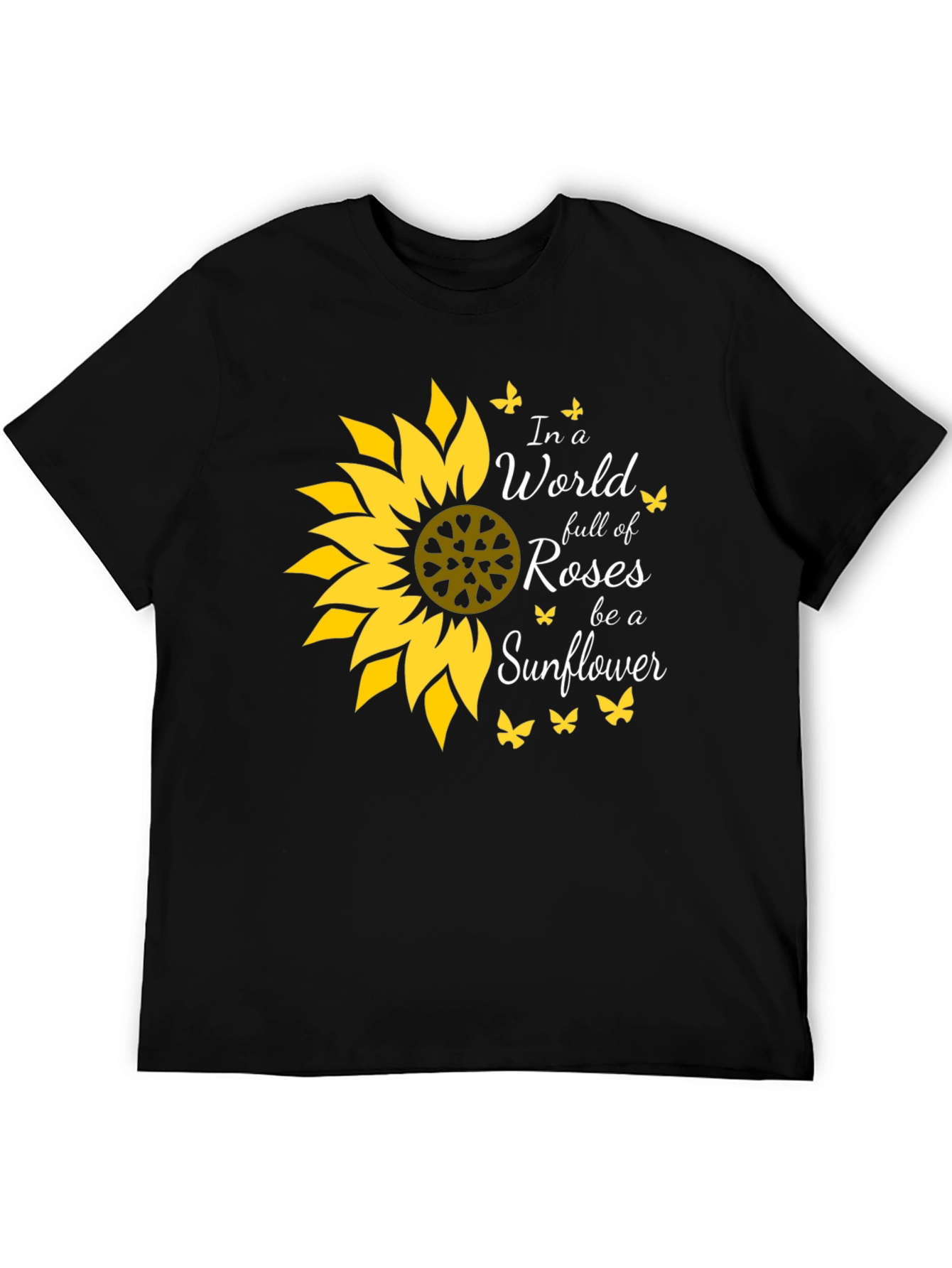 Sunflower Graphic Tee - Be a Sunflower!