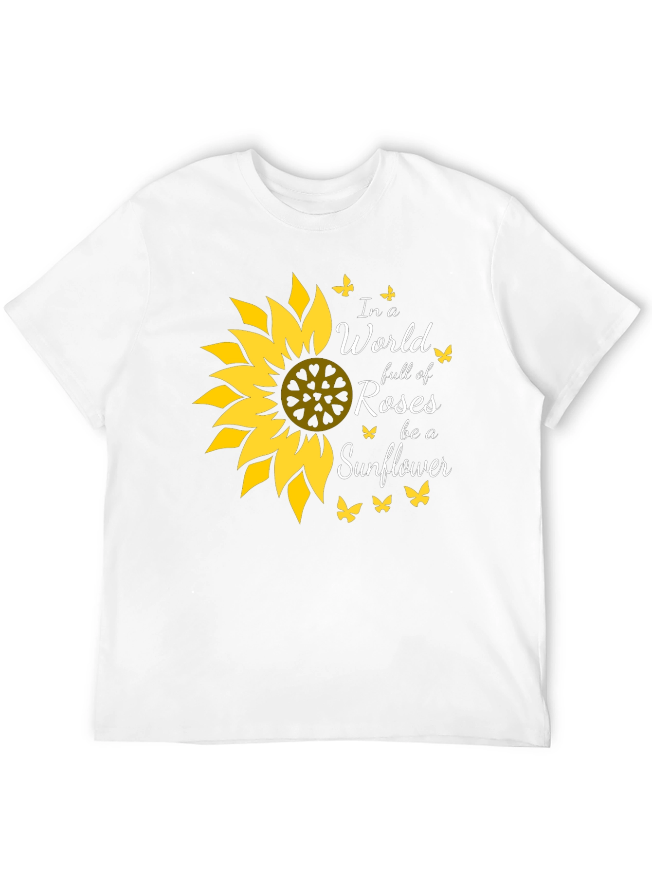 Sunflower Graphic Tee - Be a Sunflower!