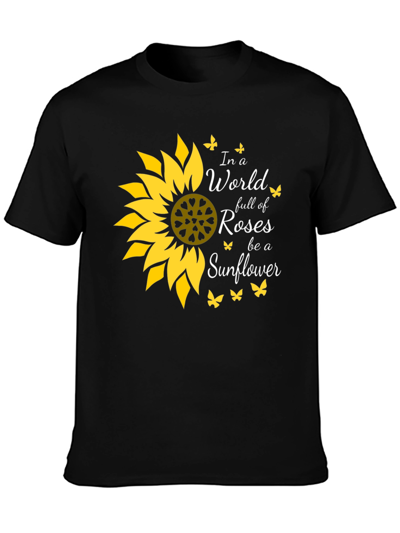 Sunflower Graphic Tee - Be a Sunflower!