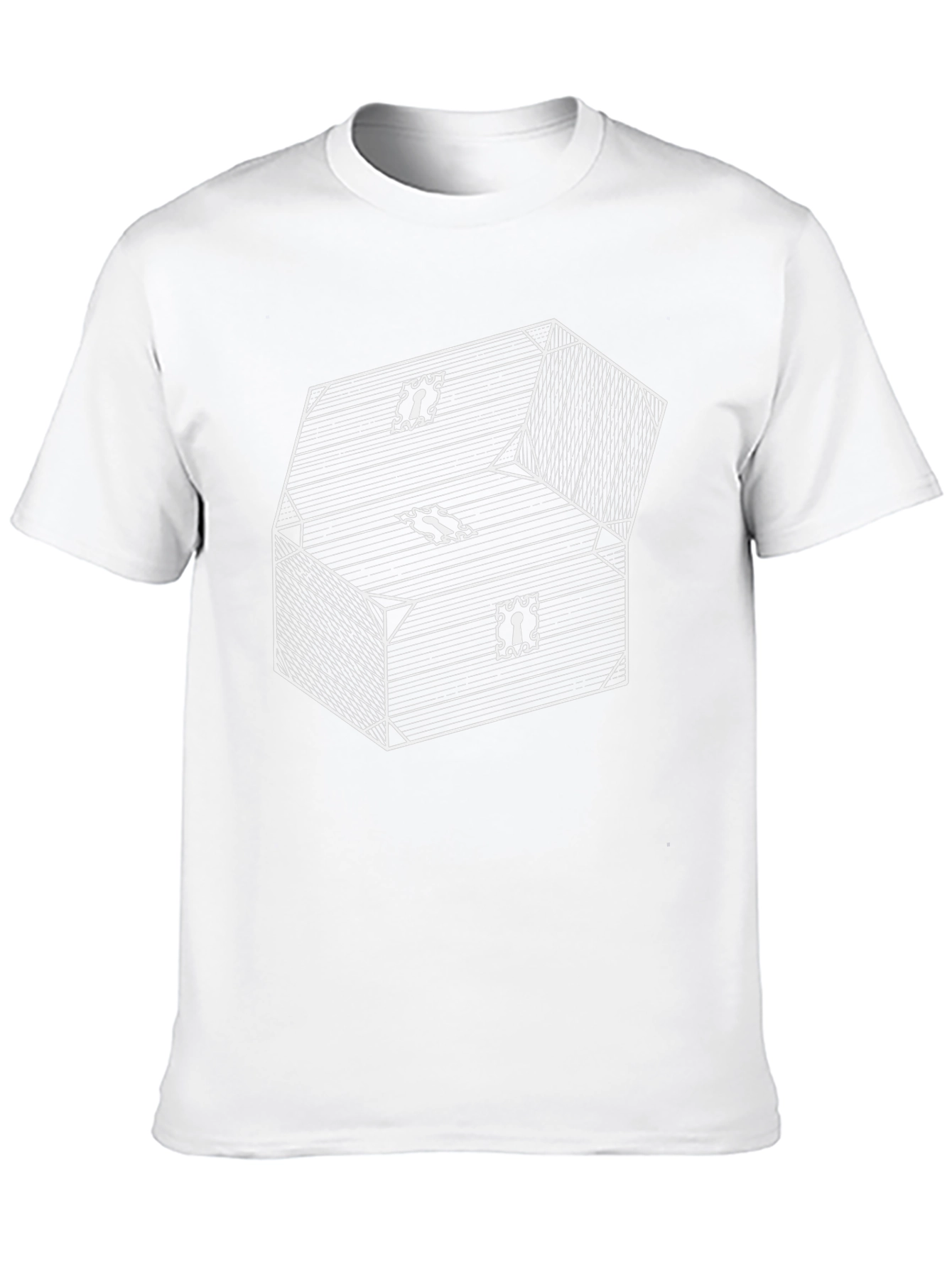Pirates Booty Chest Graphic Tee - Black Cotton T-Shirt