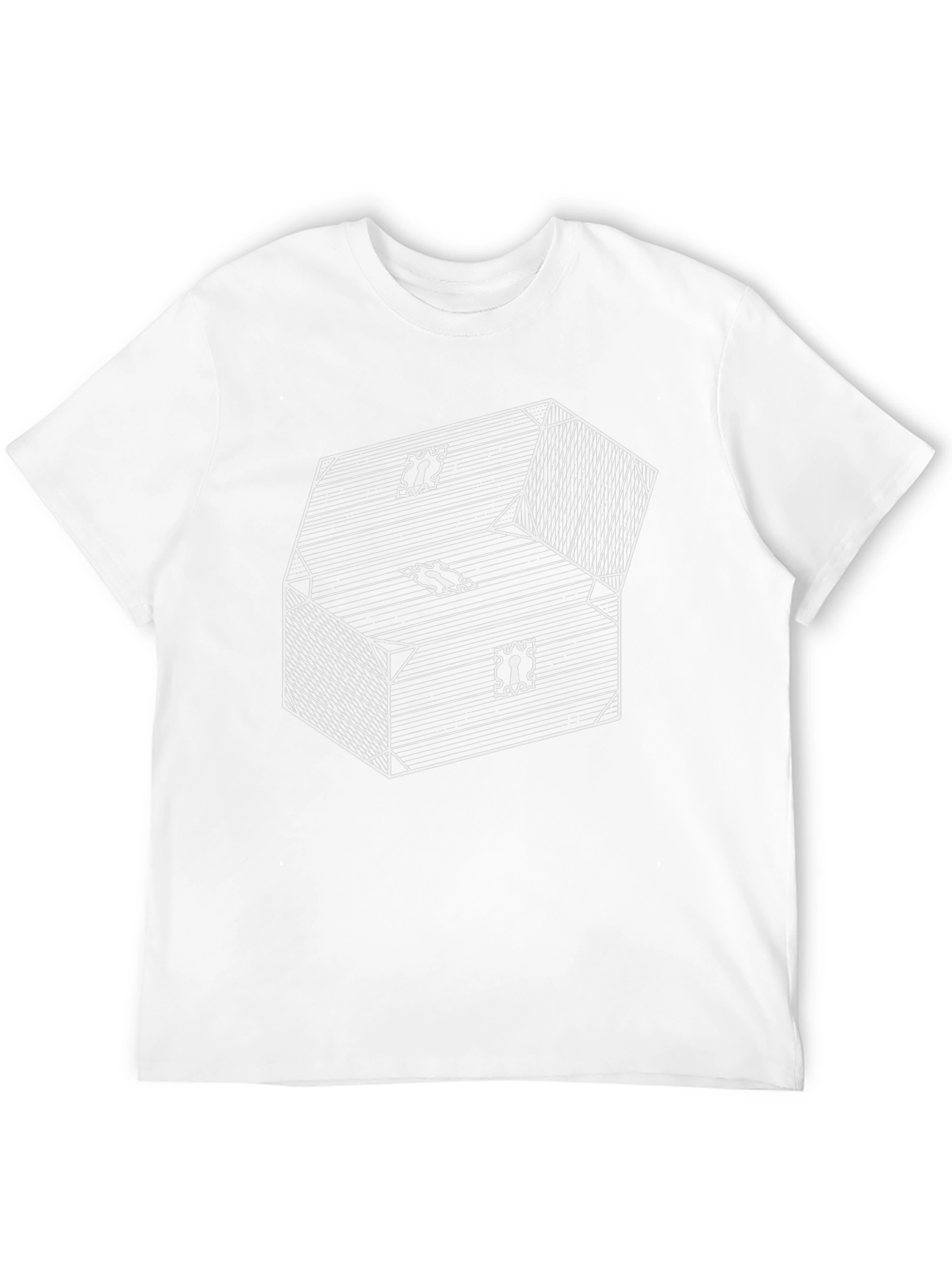 Pirates Booty Chest Graphic Tee - Black Cotton T-Shirt