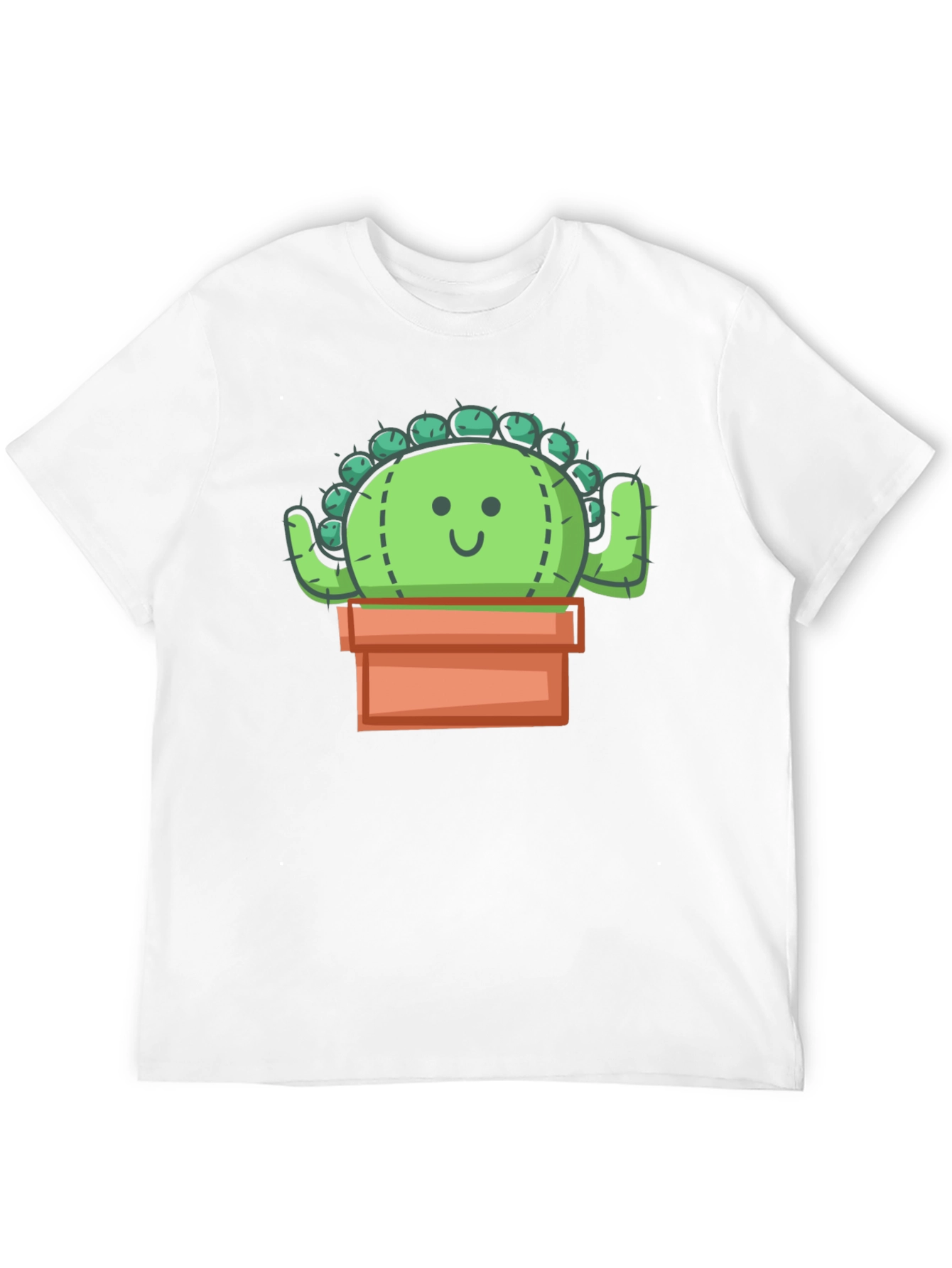 Cactus Graphic T-Shirt - Black Cotton Tee