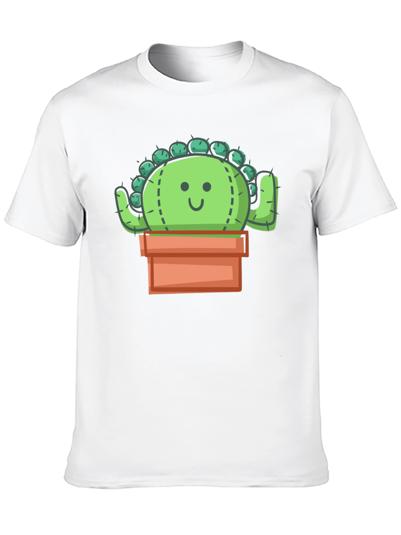 Cactus Graphic T-Shirt - Black Cotton Tee