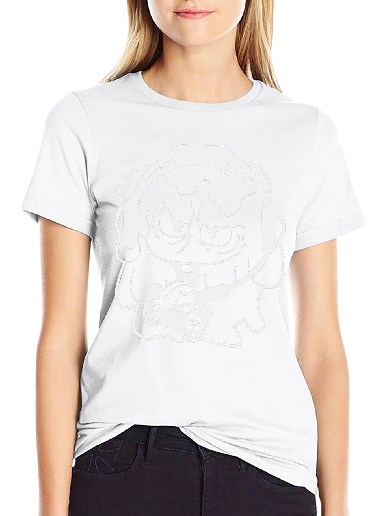 Gamer Monster Graphic T-Shirt - Black Cotton Tee