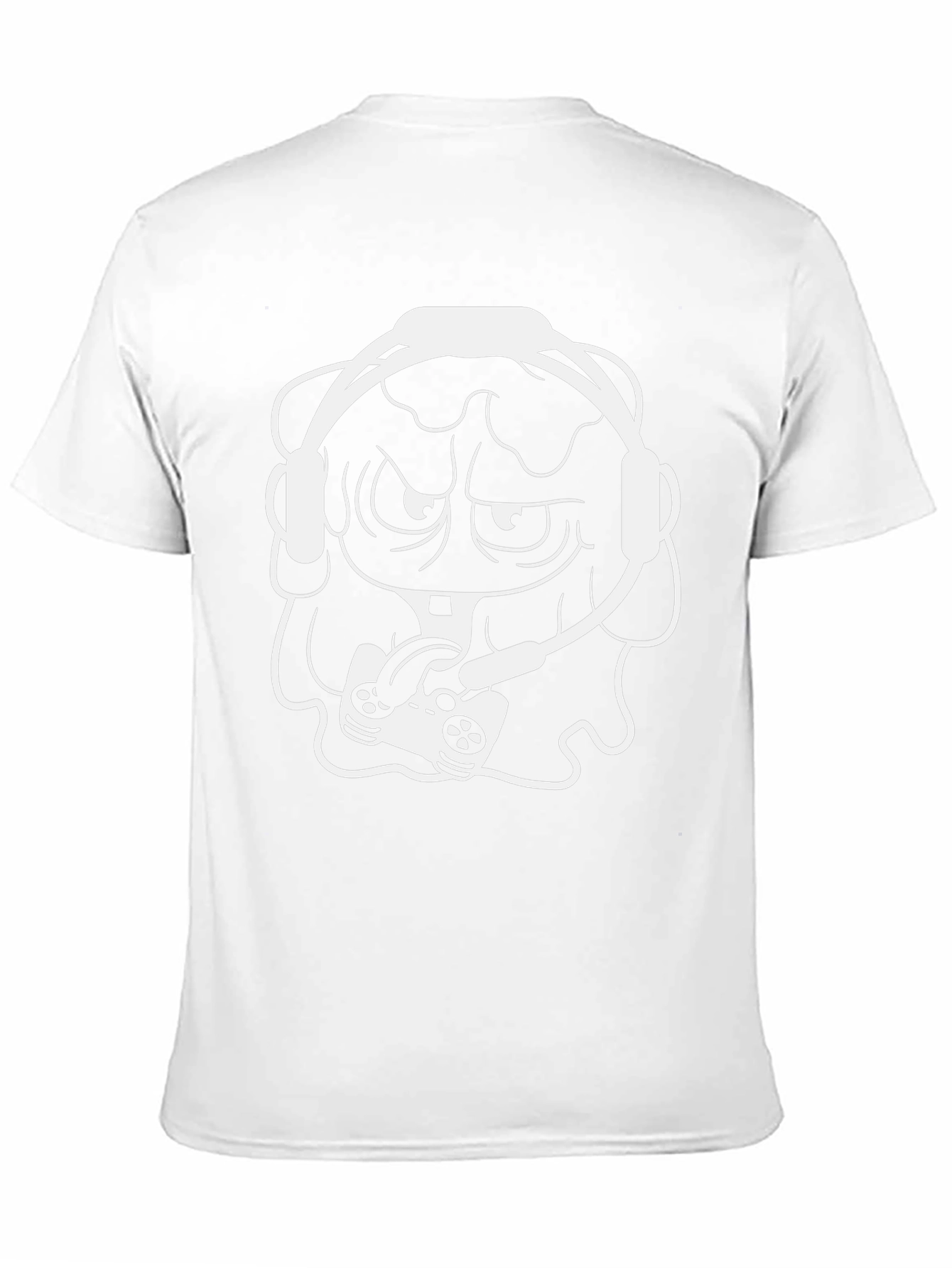 Gamer Monster Graphic T-Shirt - Black Cotton Tee