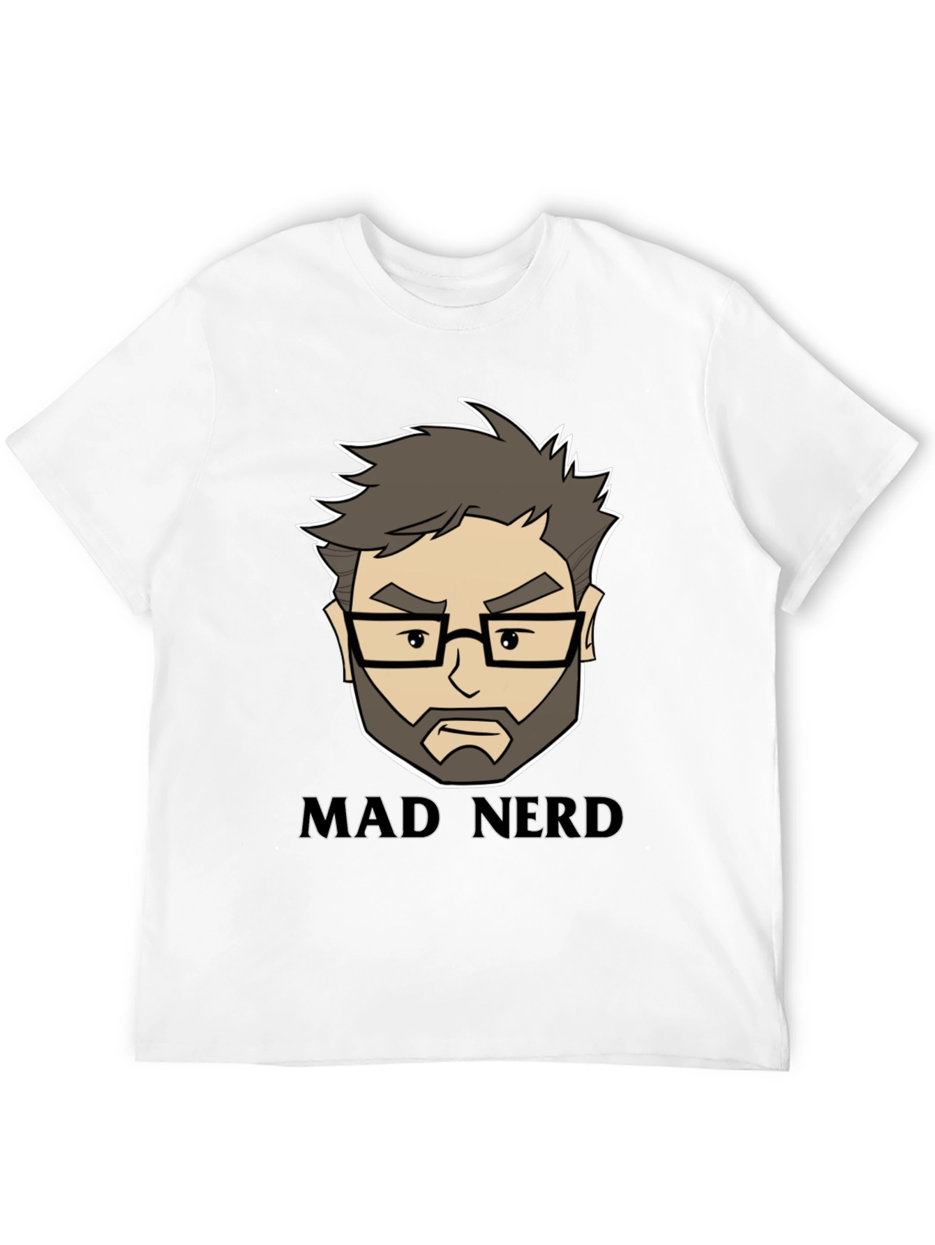 Mad Nerd Graphic Tee - Cool Geeky Design