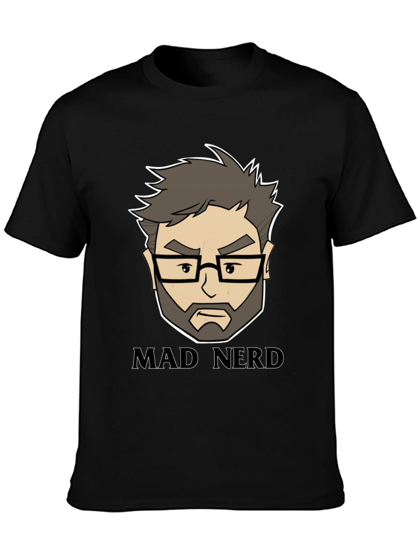 Mad Nerd Graphic Tee - Cool Geeky Design