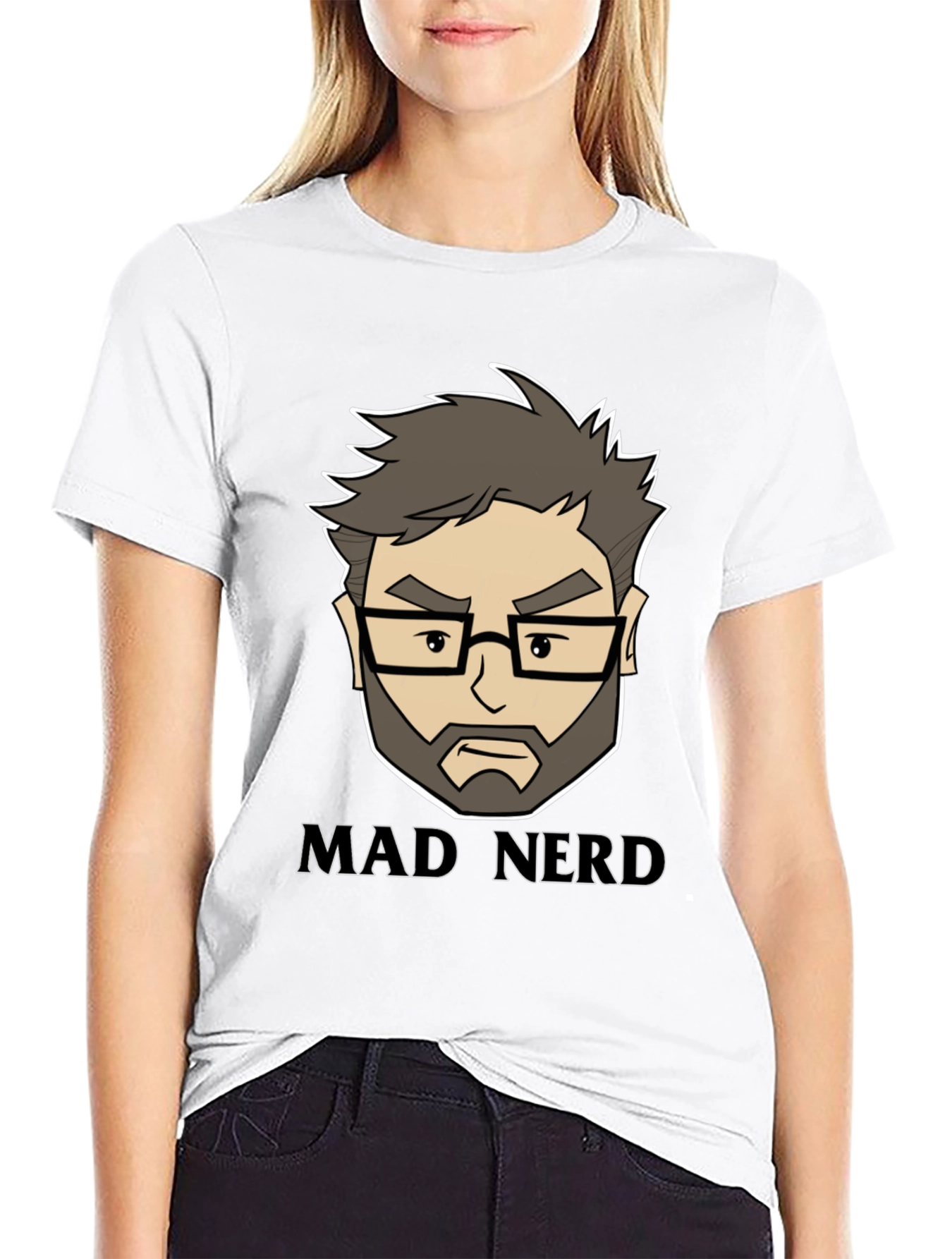Mad Nerd Graphic Tee - Cool Geeky Design