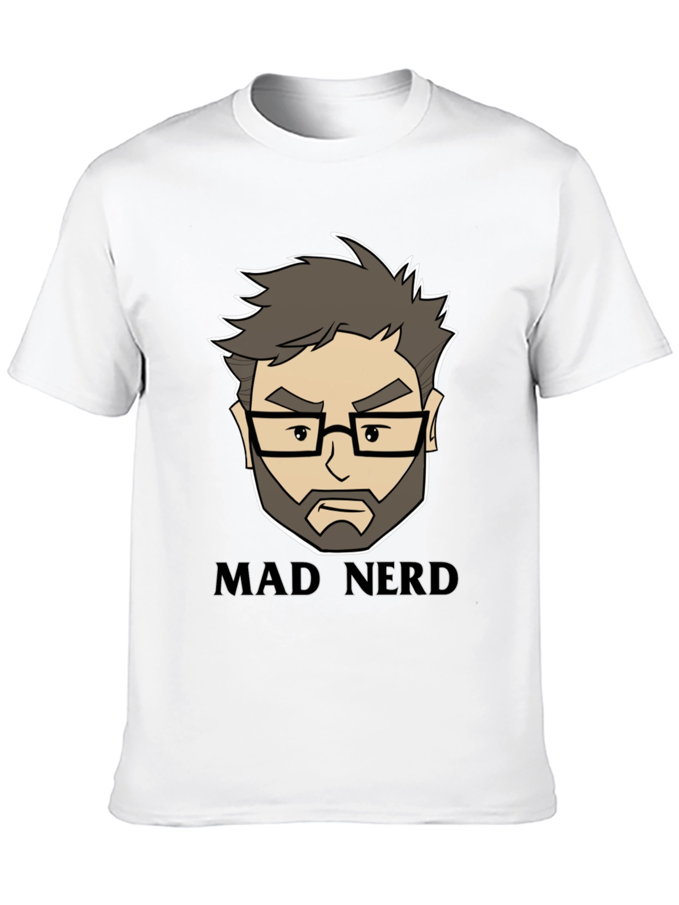 Mad Nerd Graphic Tee - Cool Geeky Design
