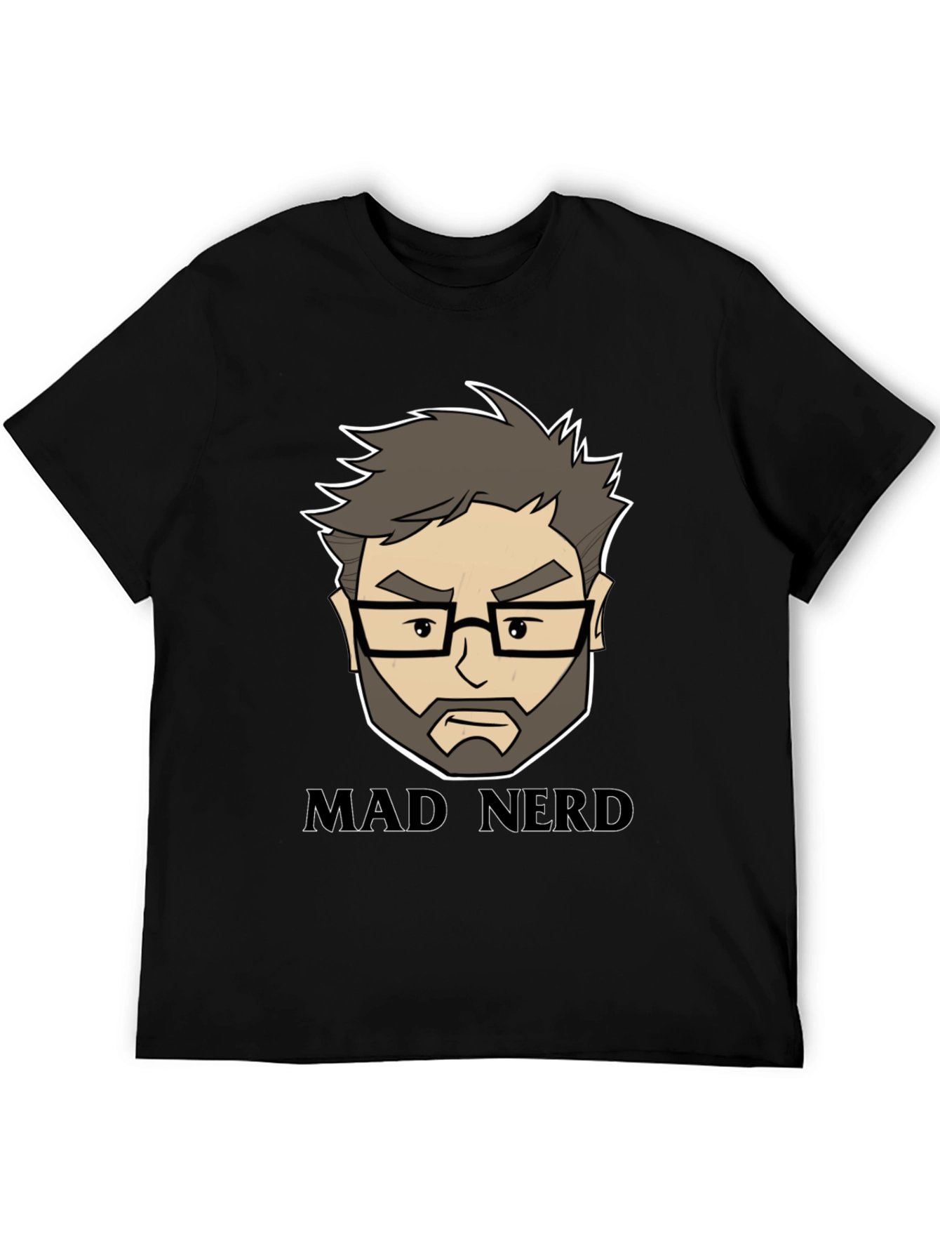 Mad Nerd Graphic Tee - Cool Geeky Design