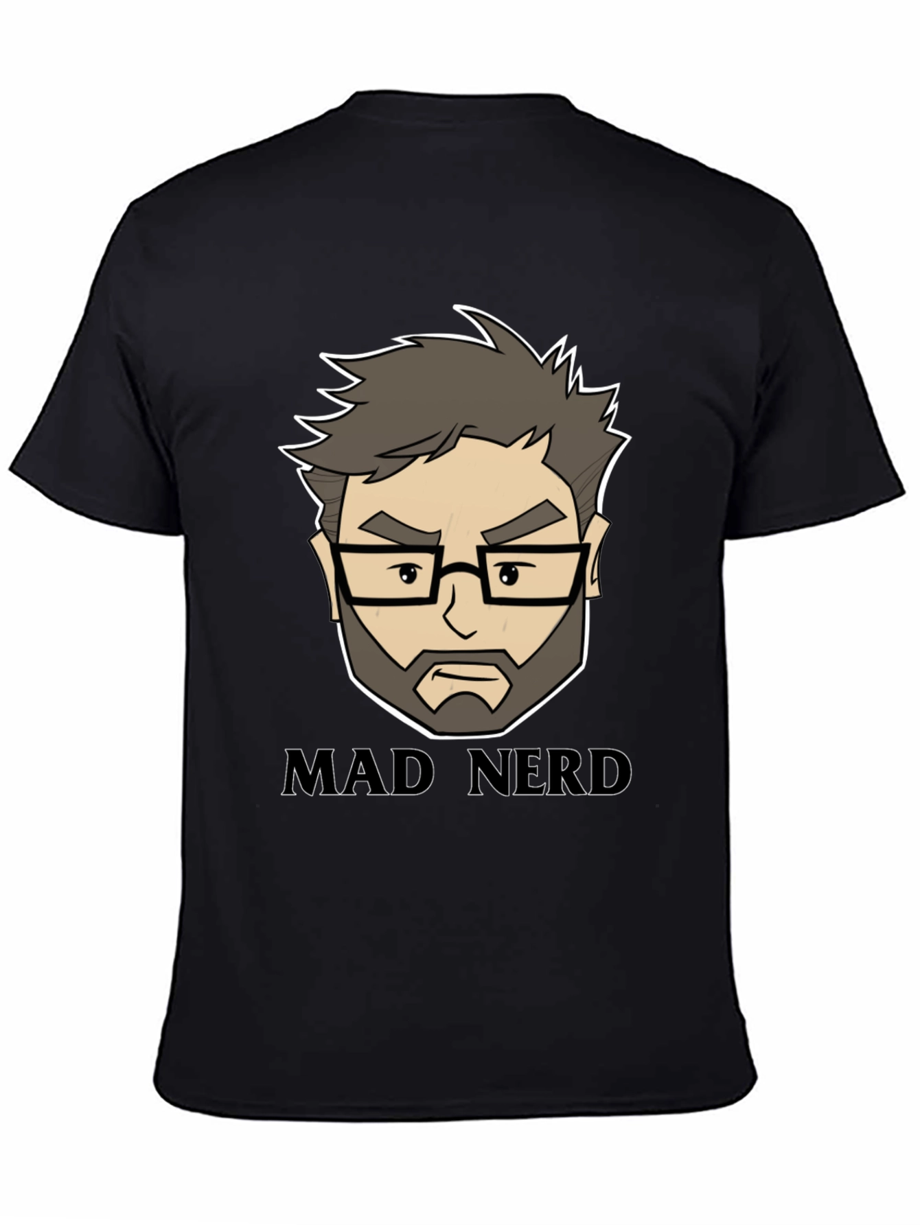 Mad Nerd Graphic Tee - Cool Geeky Design