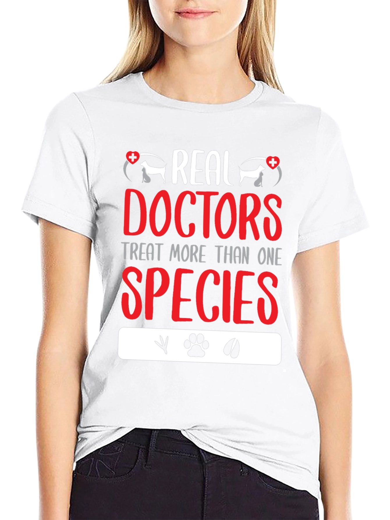 Veterinarian T-Shirt: Real Doctors Treat All Species