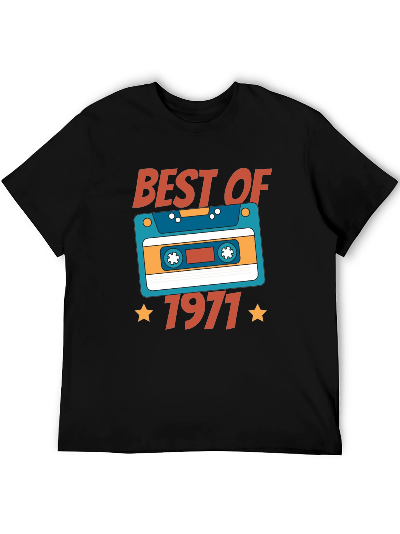 Retro 1971 Cassette Tape Graphic Tee