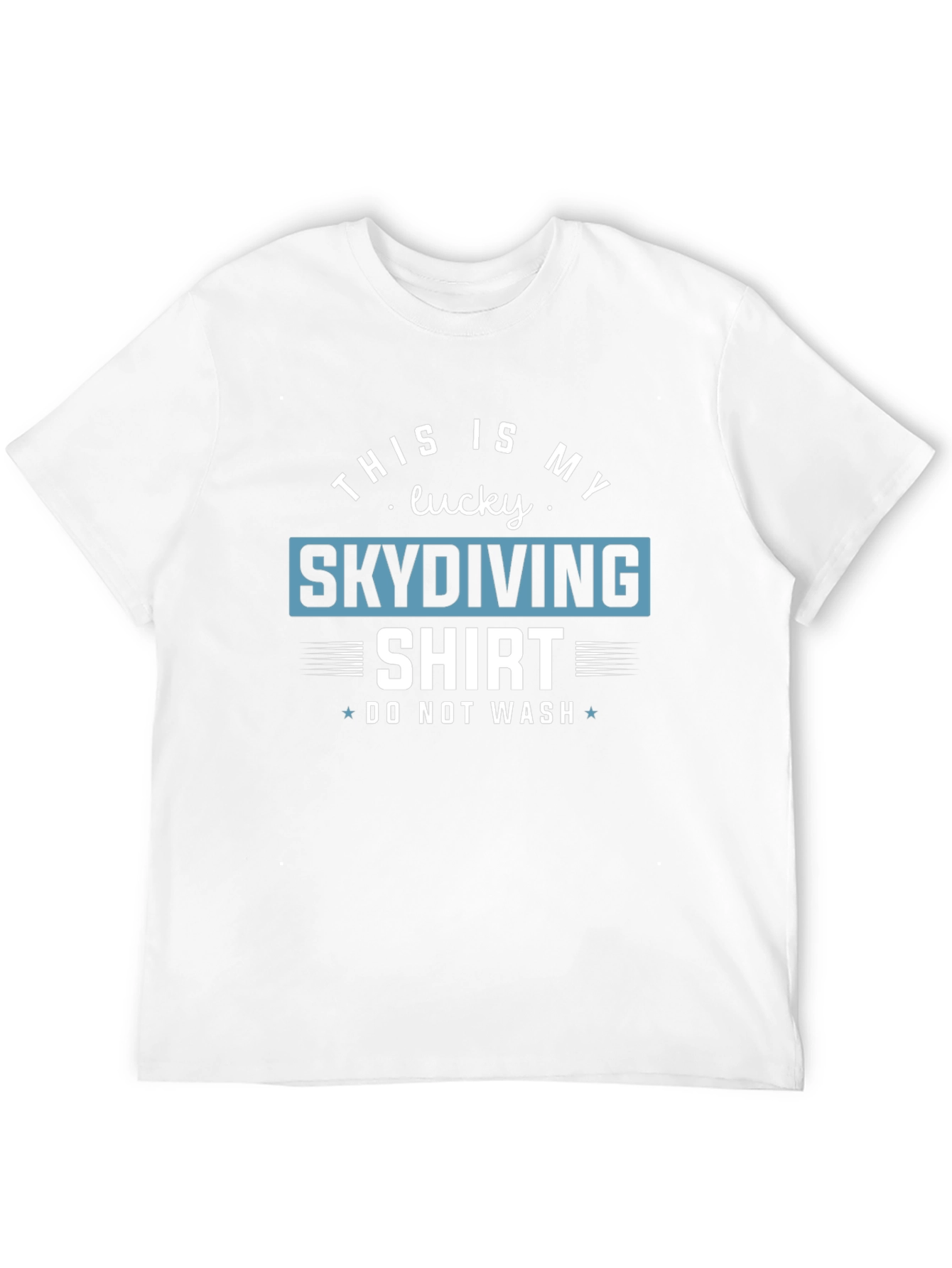 Lucky Skydiving Shirt - Novelty Graphic Tee