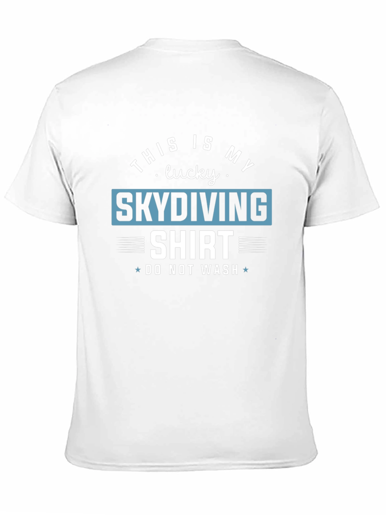 Lucky Skydiving Shirt - Novelty Graphic Tee