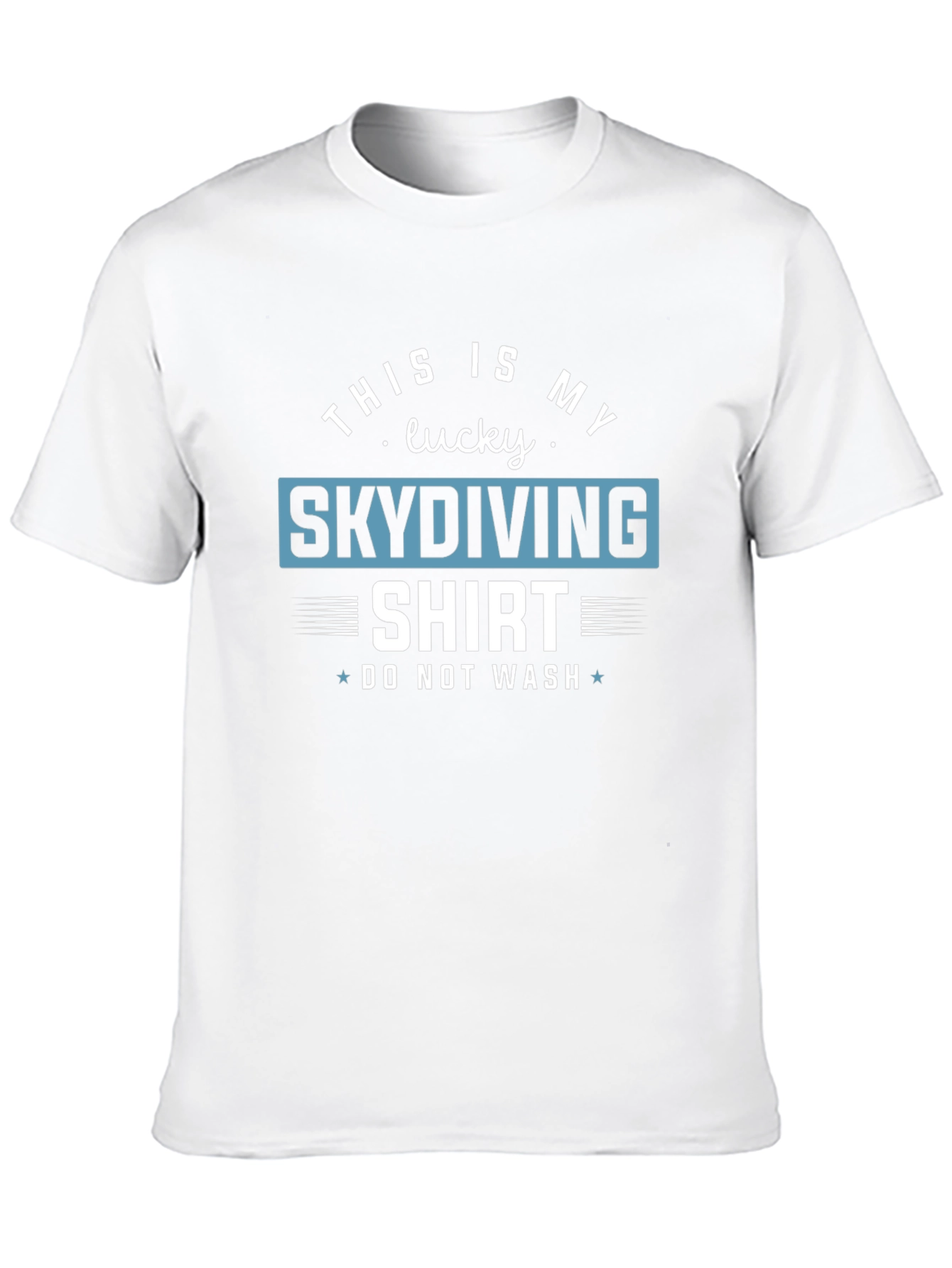 Lucky Skydiving Shirt - Novelty Graphic Tee