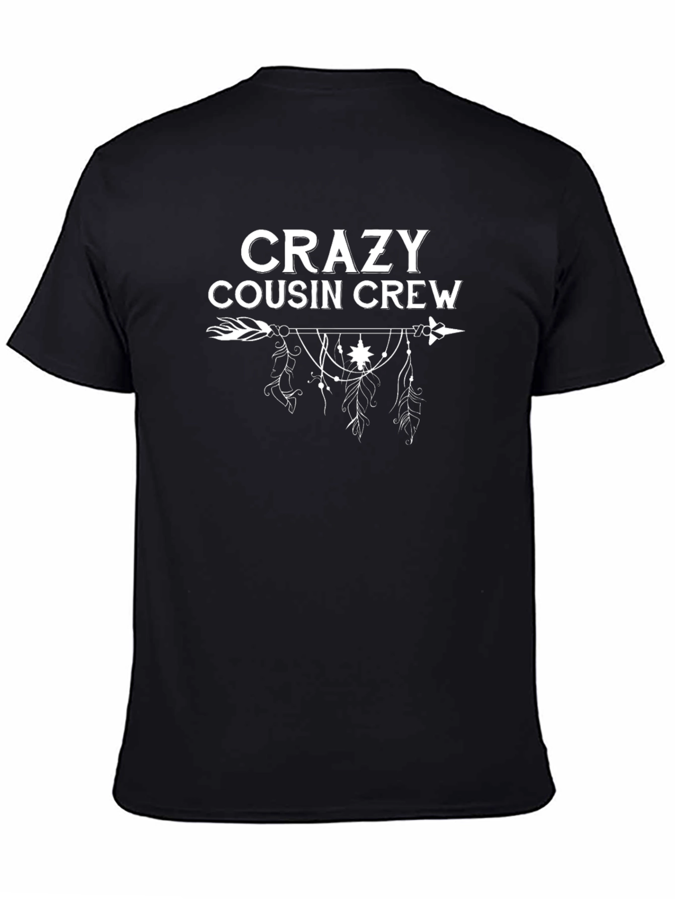 Crazy Cousin Crew T-Shirt - Black