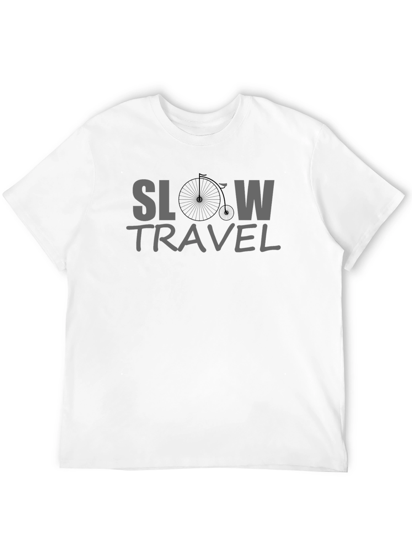 Slow Travel Black Graphic Tee