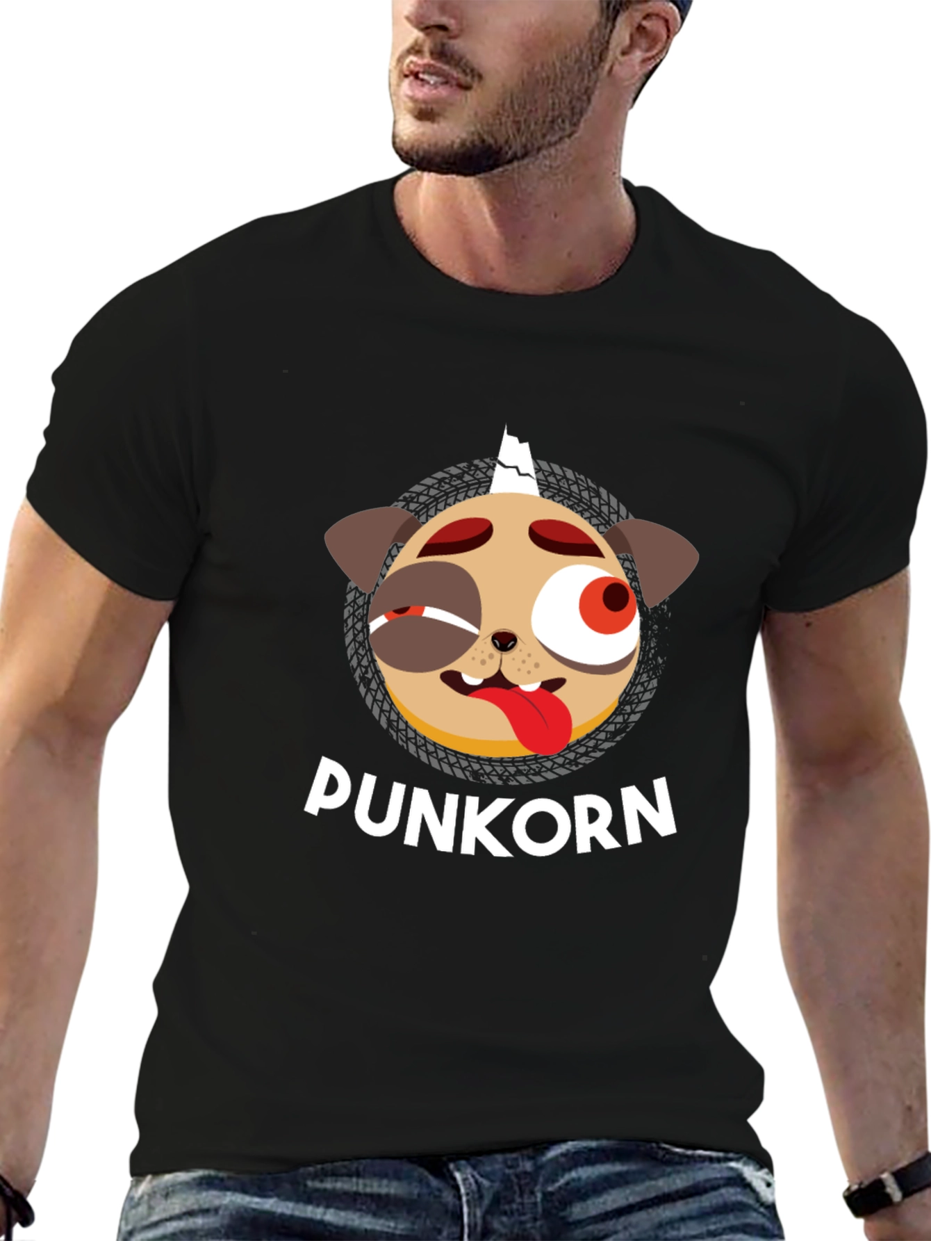 Punkorn Graphic T-Shirt