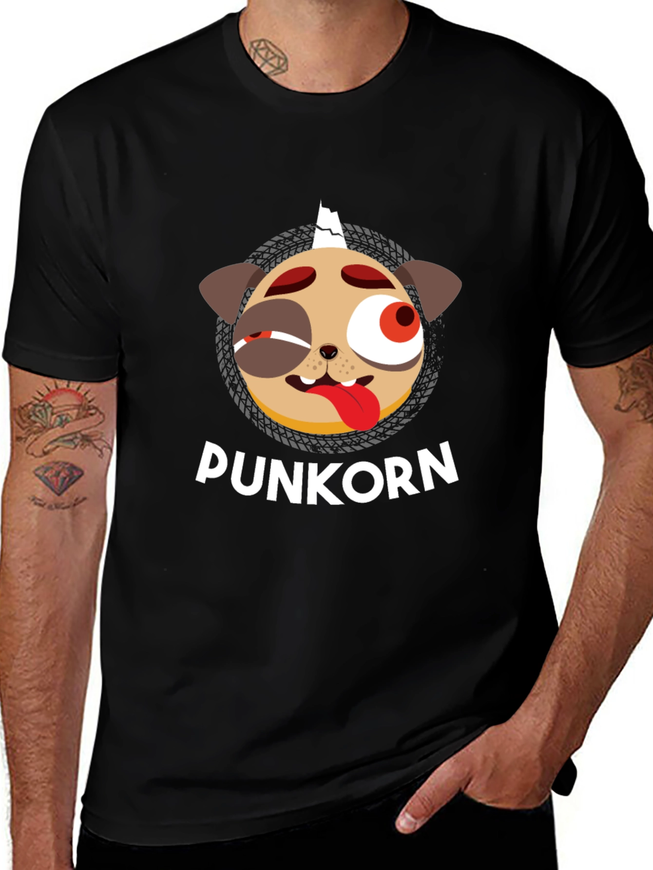 Punkorn Graphic T-Shirt