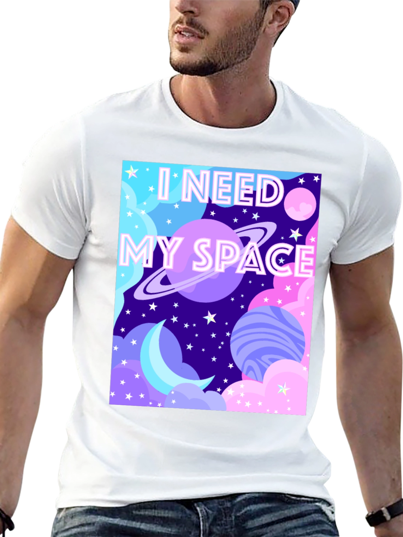 I Need My Space Graphic T-Shirt