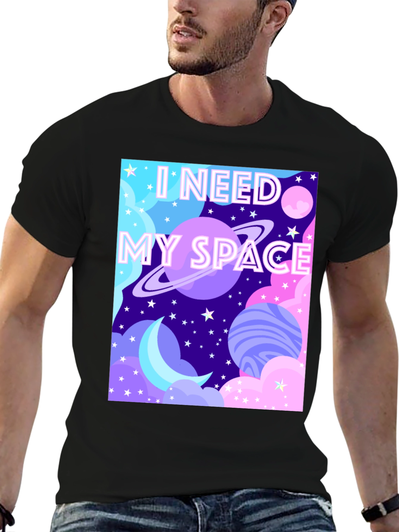 I Need My Space Graphic T-Shirt