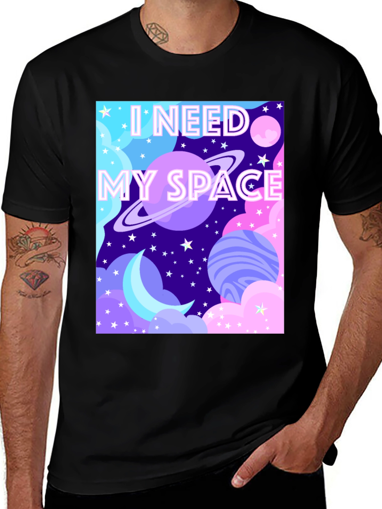 I Need My Space Graphic T-Shirt