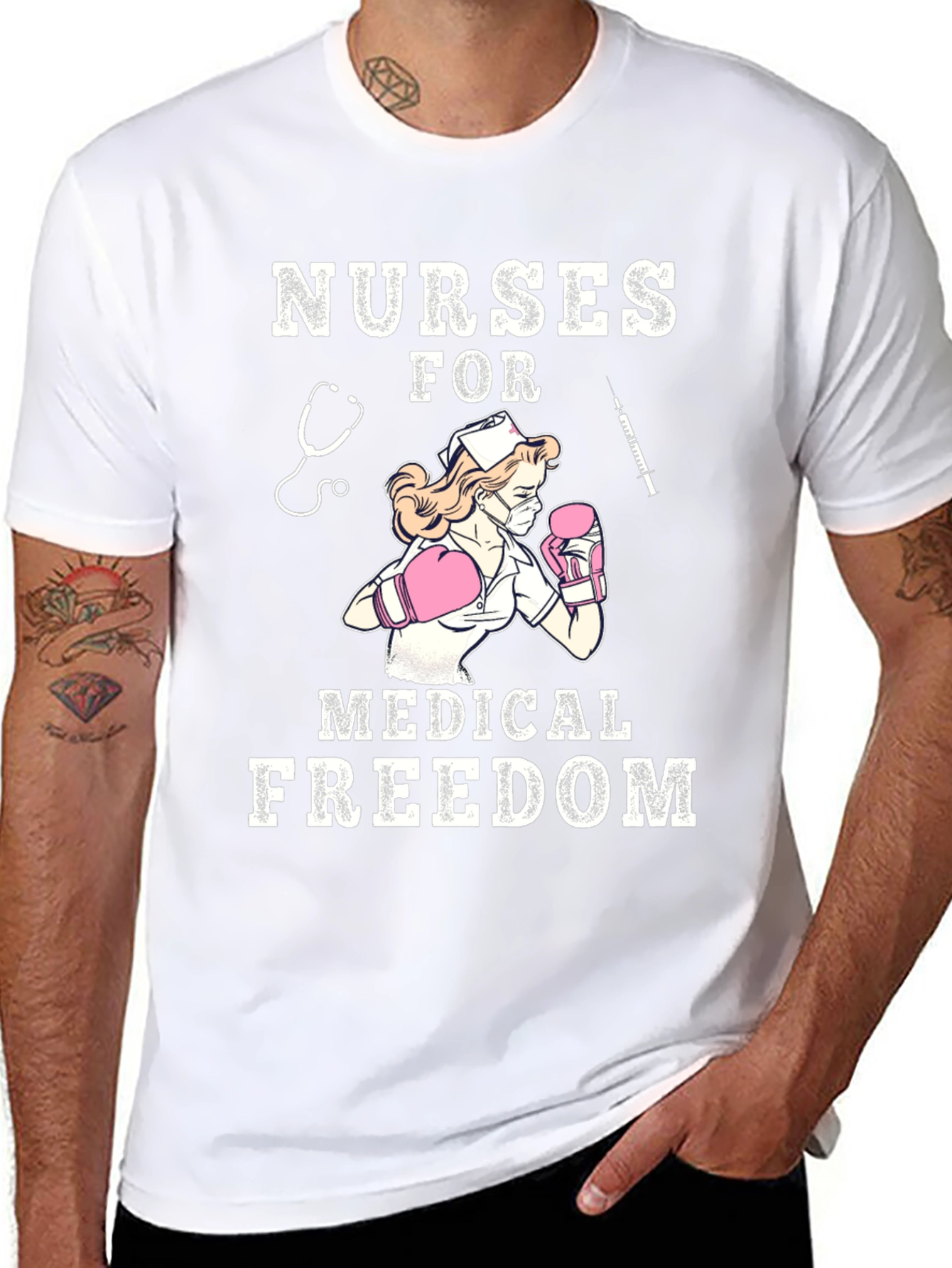 Nurses for Medical Freedom Graphic Tee