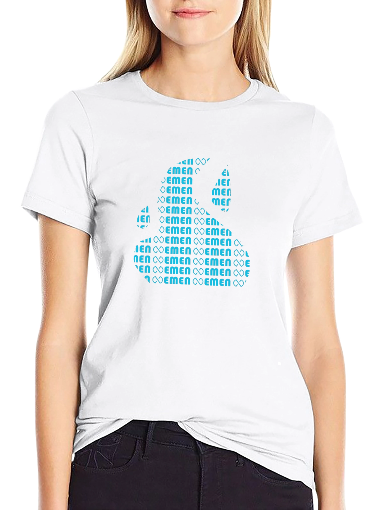 Mens Silhouette Graphic T-Shirt - Black