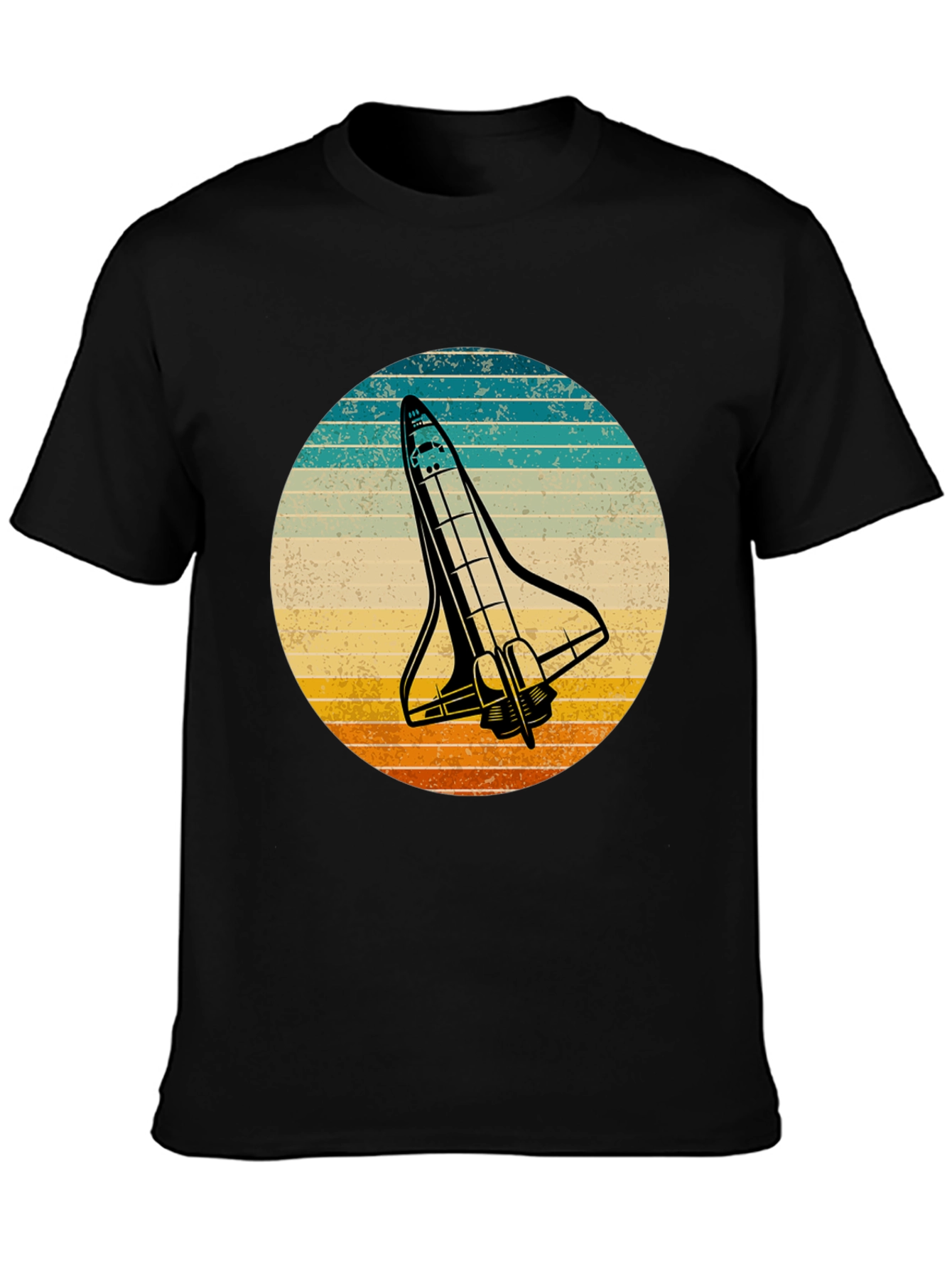 Retro Space Shuttle Graphic T-Shirt