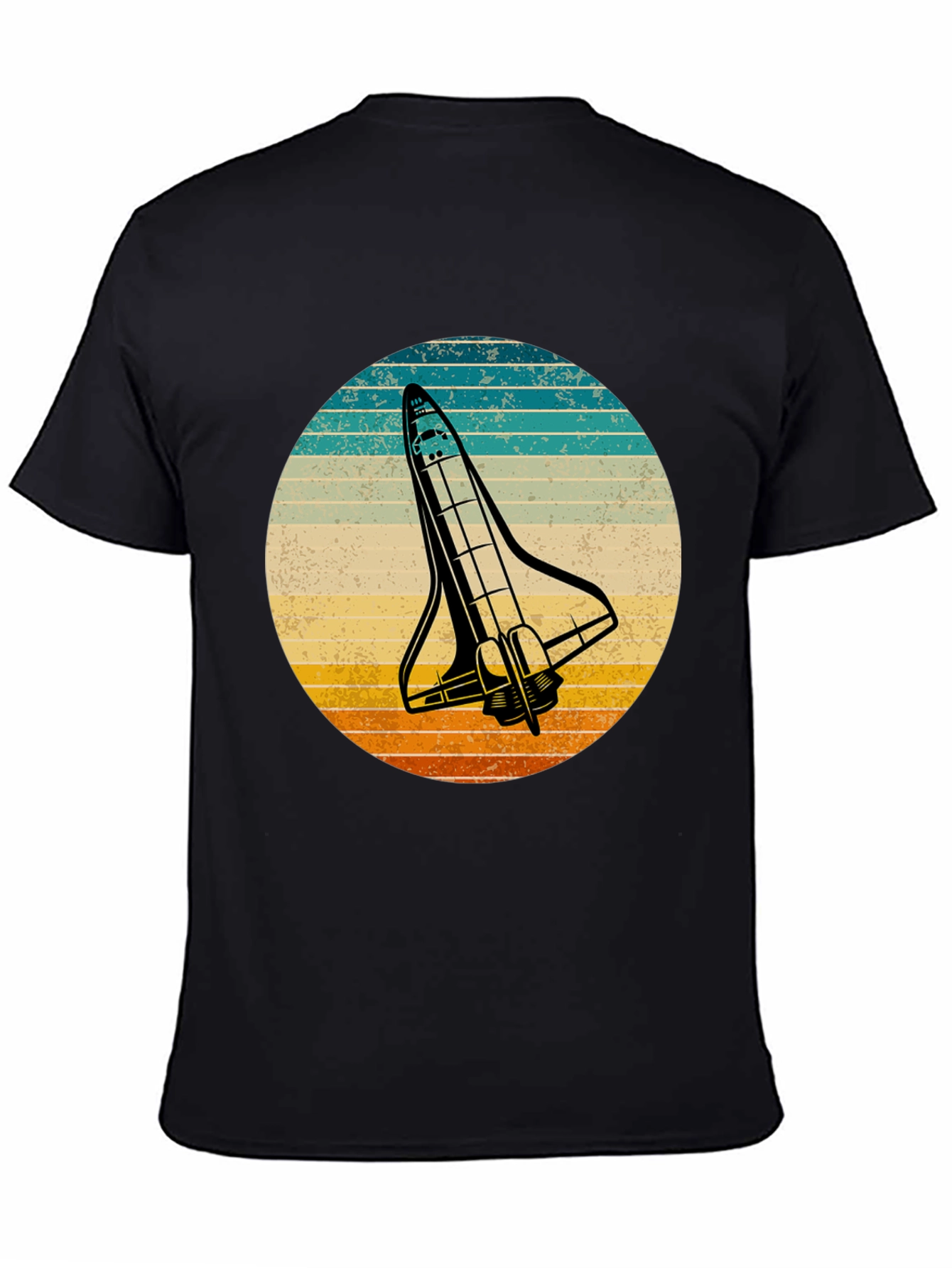 Retro Space Shuttle Graphic T-Shirt