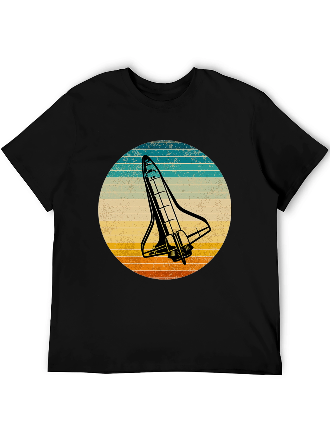 Retro Space Shuttle Graphic T-Shirt