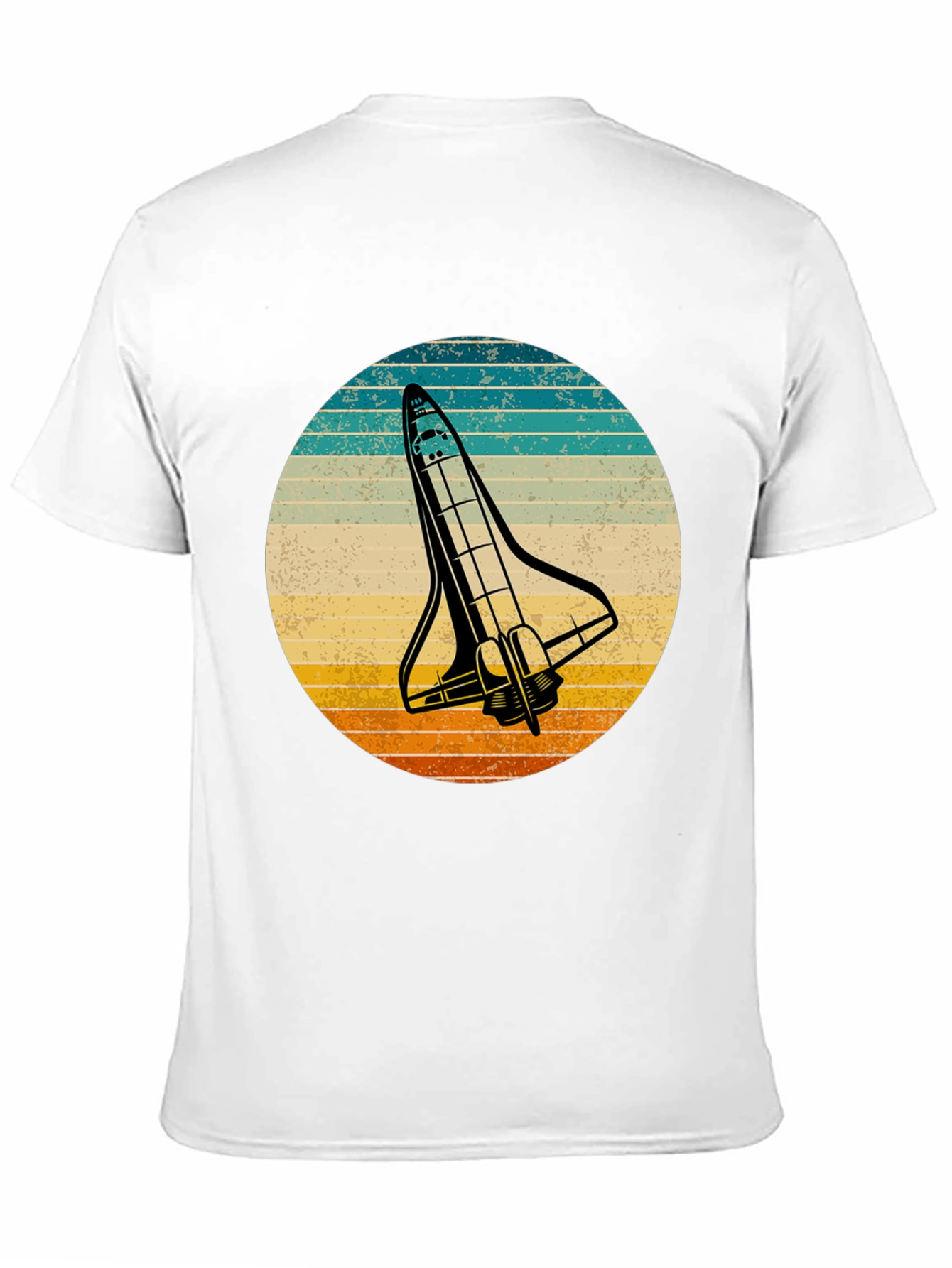Retro Space Shuttle Graphic T-Shirt