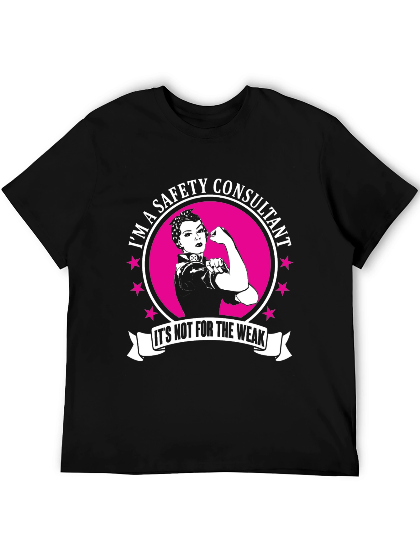 Safety Consultant T-Shirt - Strong Woman Graphic