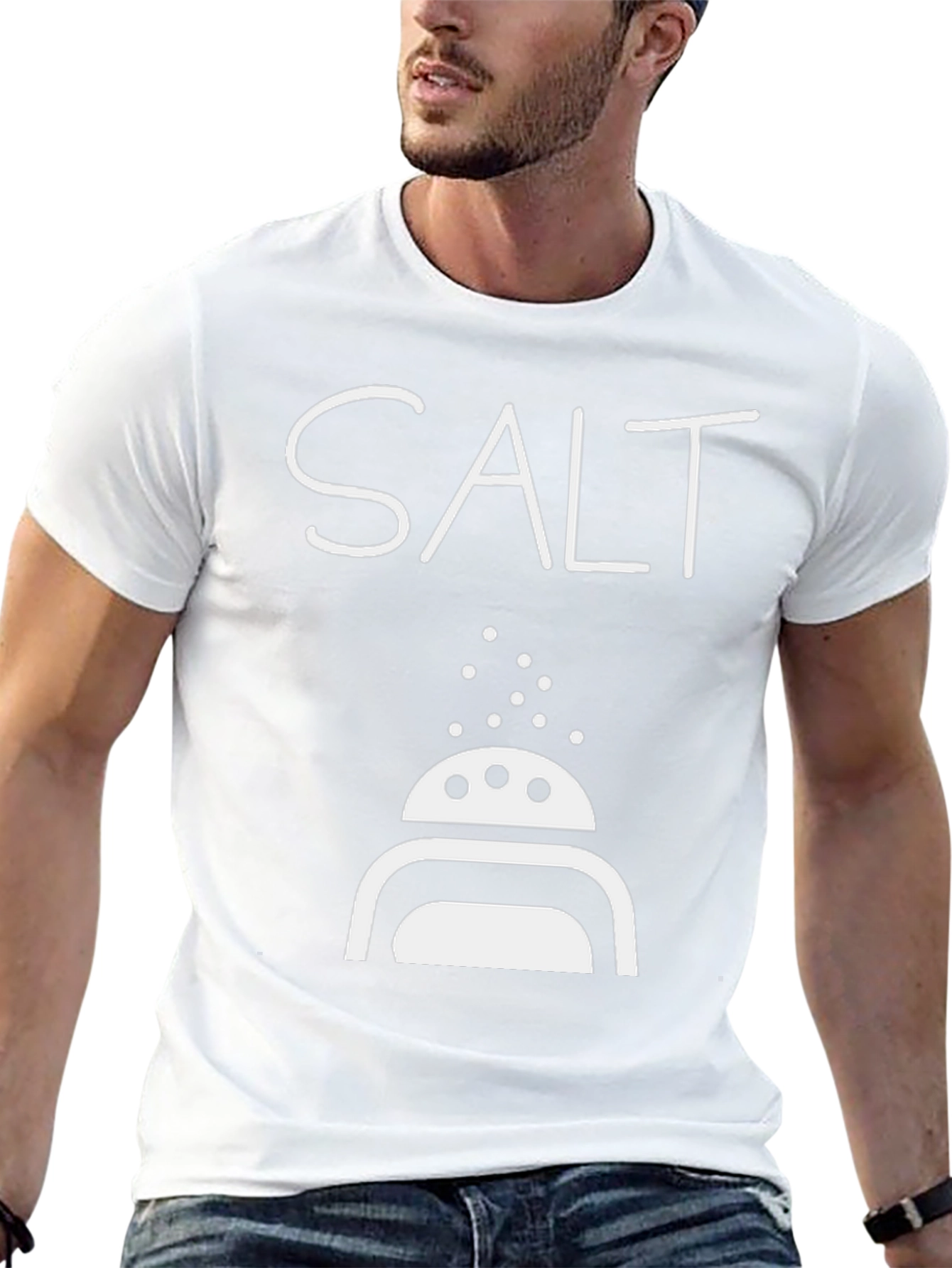 Salt Shaker Graphic T-Shirt - Funny Food Tee
