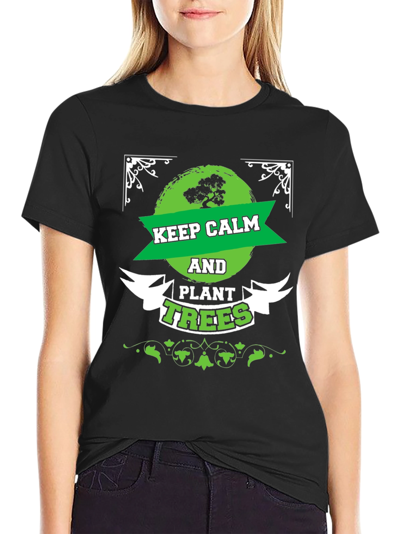 Keep Calm and Plant Trees Graphic Tee