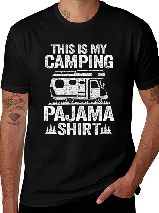 Camping Pajama Shirt - RV Design T-Shirt