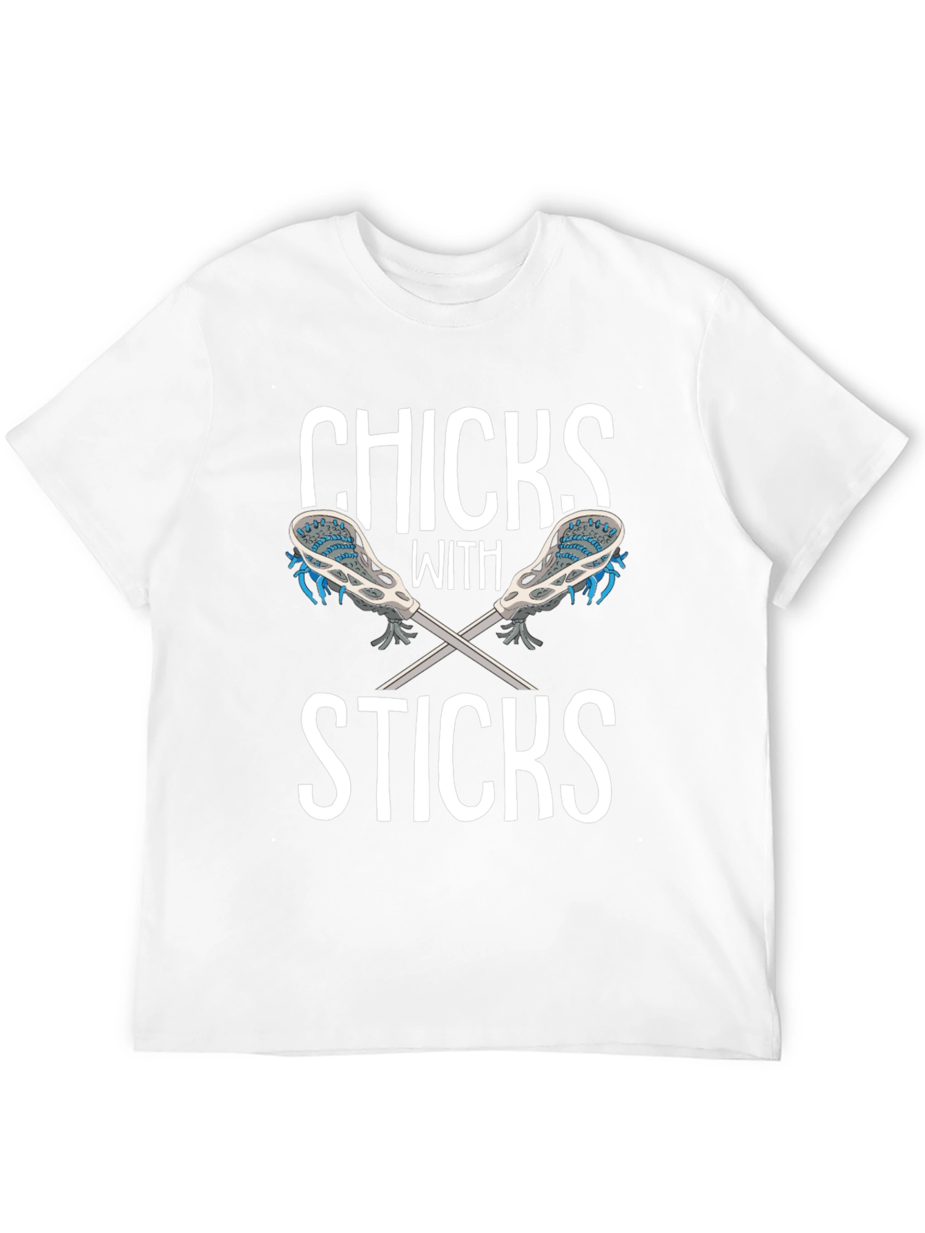 Chicks With Sticks Black Graphic T-Shirt