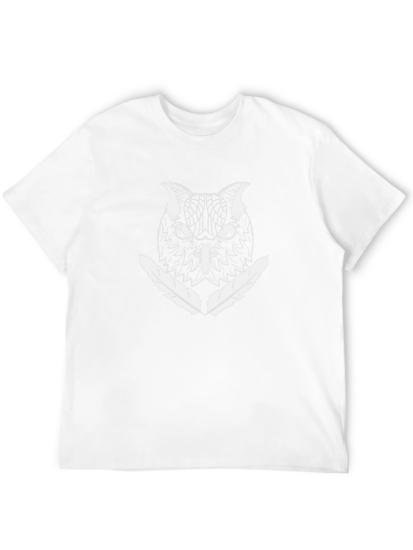 Owl Graphic Black T-Shirt