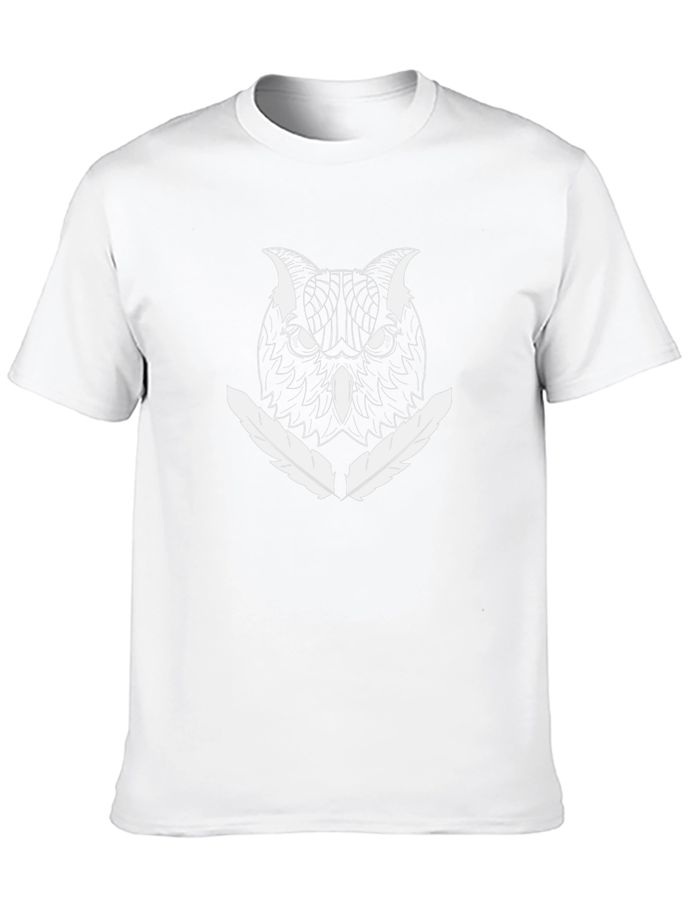 Owl Graphic Black T-Shirt