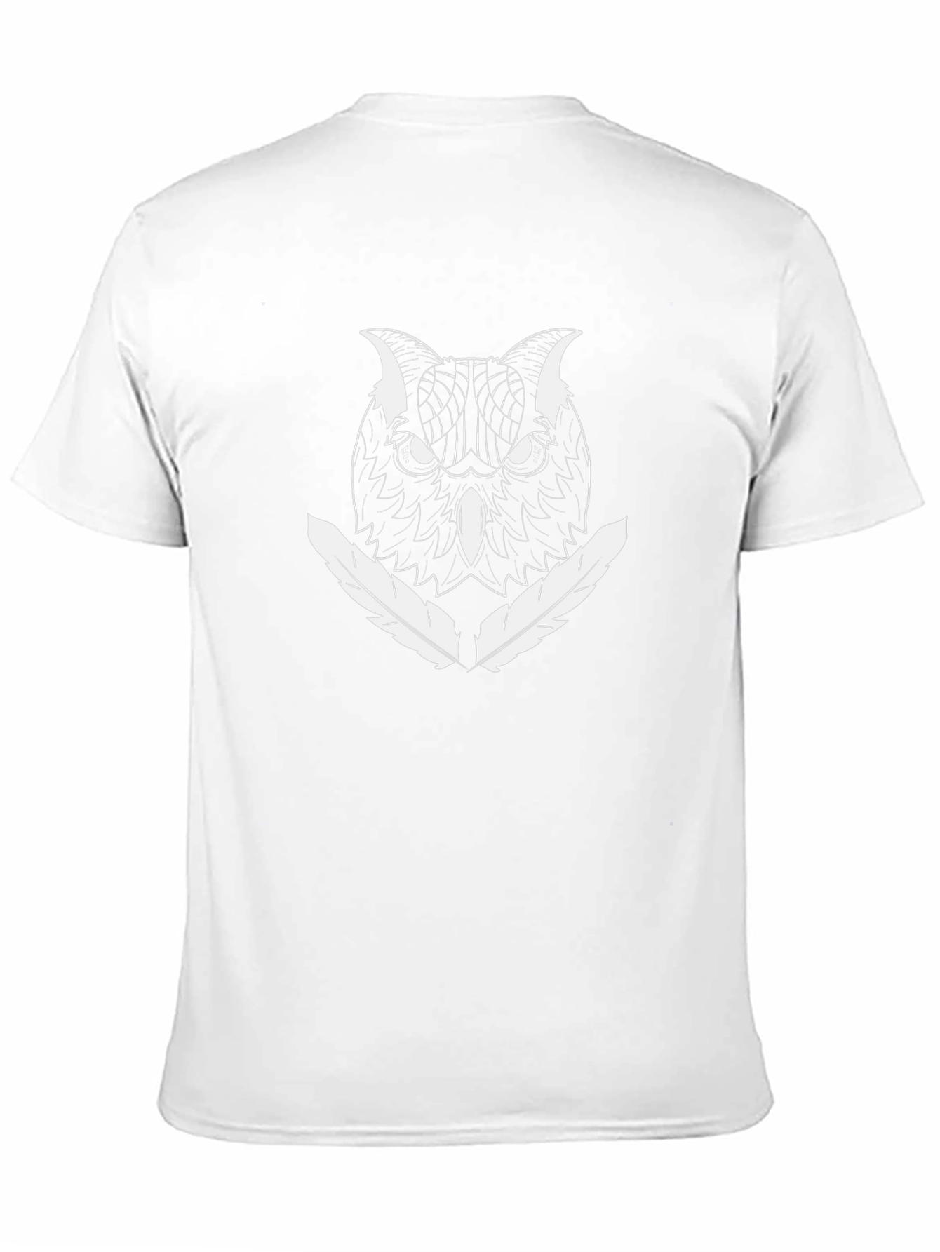 Owl Graphic Black T-Shirt