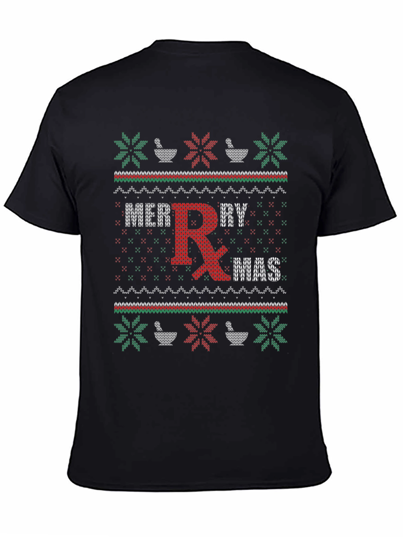 Merry Rx-Mas Pharmacist Ugly Christmas Sweater T-Shirt