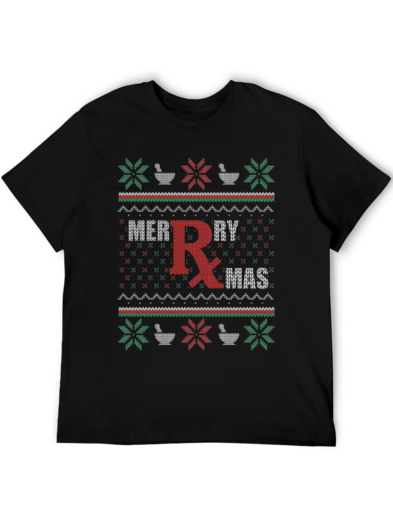 Merry Rx-Mas Pharmacist Ugly Christmas Sweater T-Shirt